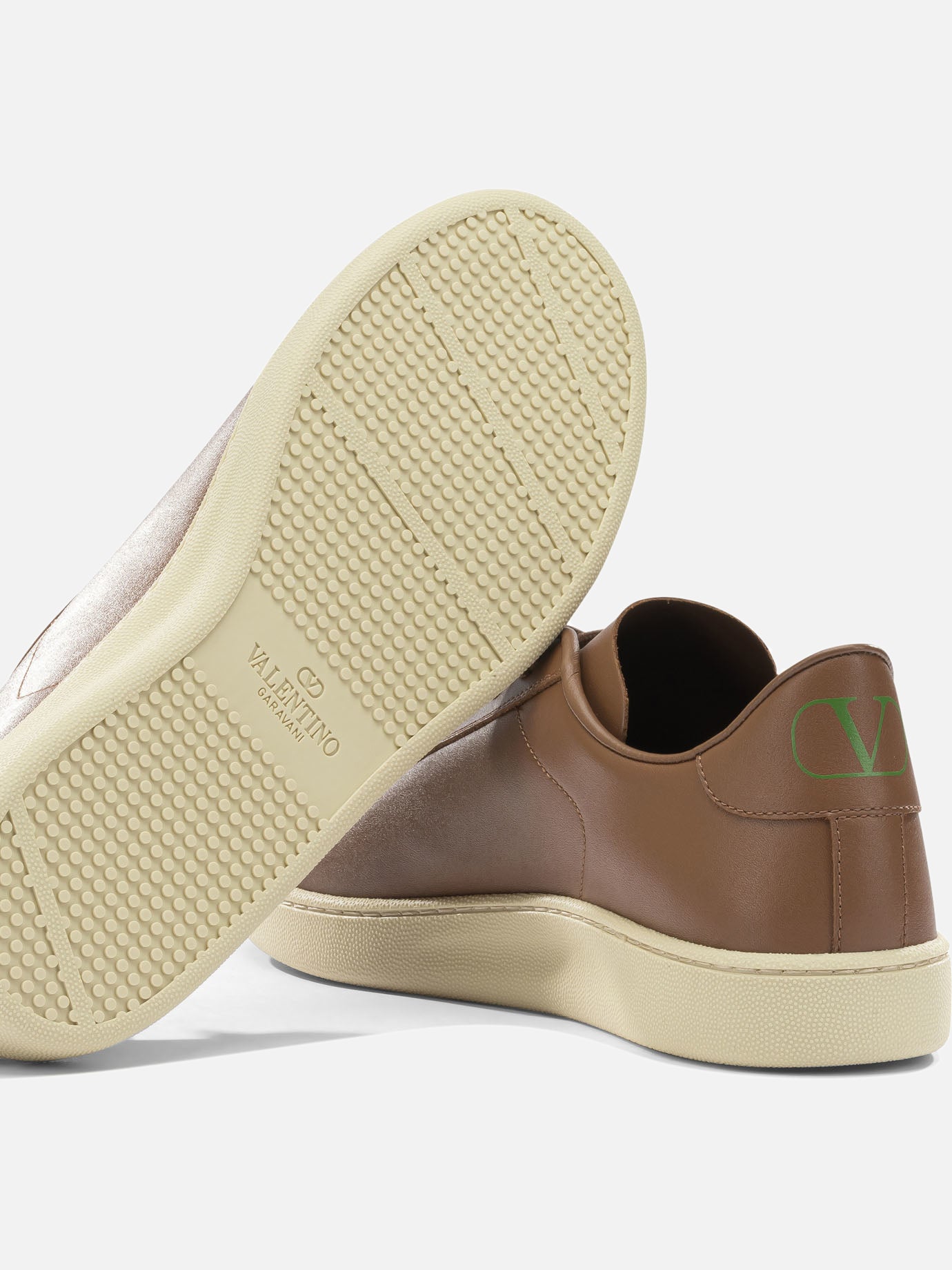 Low top sneakers 100% calf leather - 100% rubber  Brown - Valentino Garavani Men | PDP | VIETTI Online Store | Zoom-Modal_5
