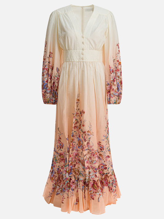 Long dresses Floral  Pink - Zimmermann Women | PLP | VIETTI Online Store 
