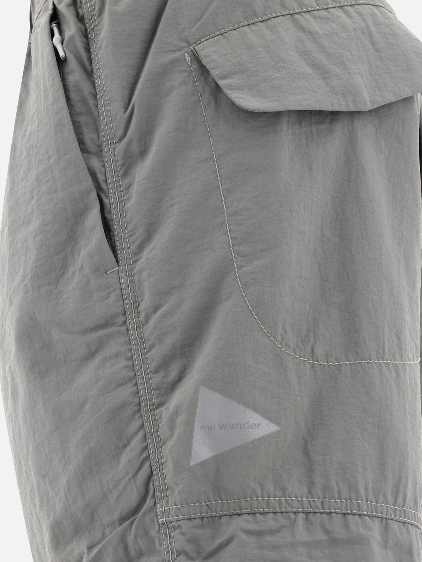 Technical trousers 100% nylon  Grey - and Wander Men | PDP | VIETTI Online Store | Zoom-Modal_4
