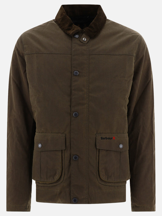 Quilted & Utility Jackets 100% cotone cerato  Green - Barbour Men | PLP | VIETTI Online Store 
