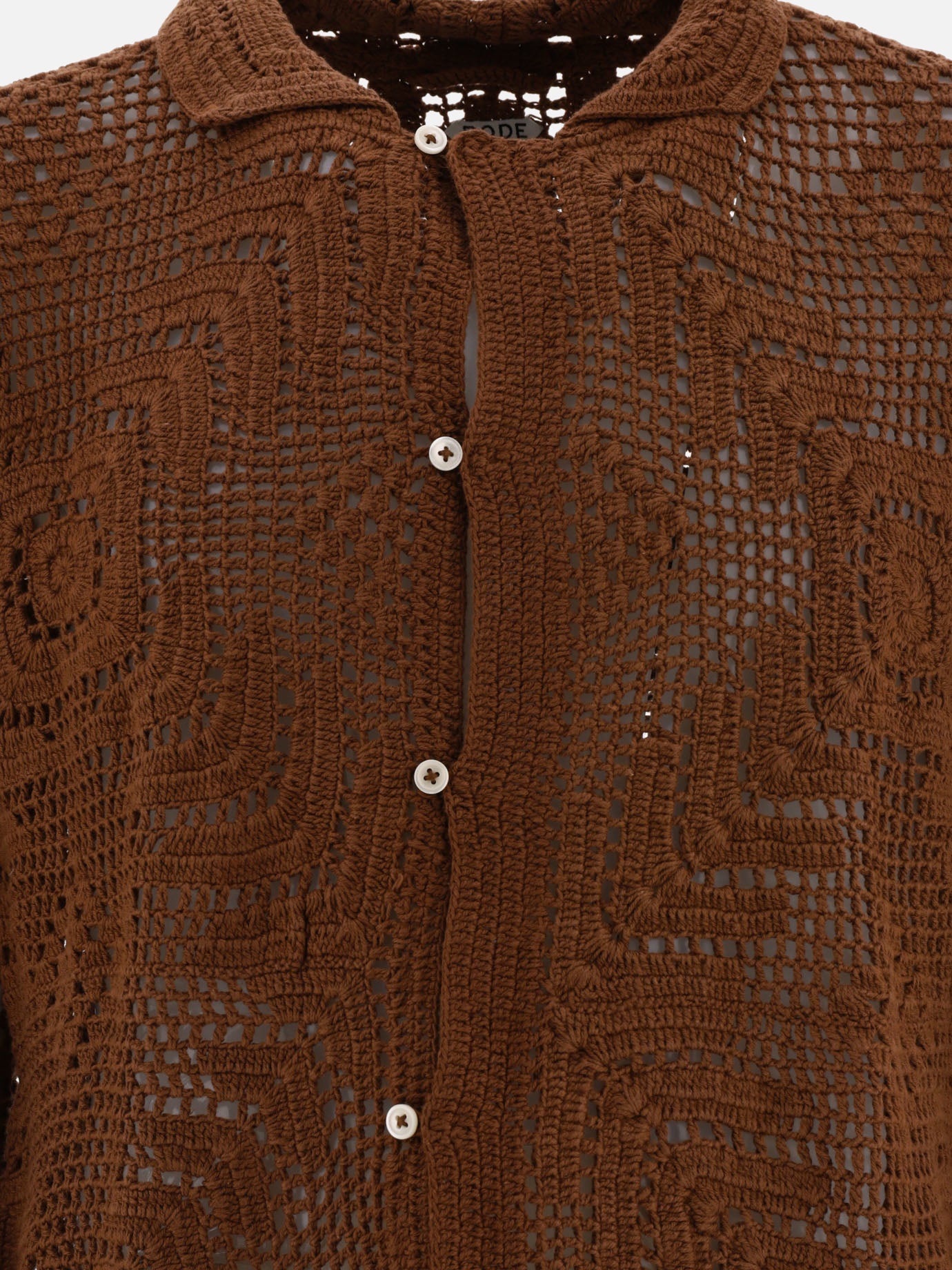 Casual shirts 100% cotton  Brown - Bode Men | PDP | VIETTI Online Store | Zoom-Modal_3
