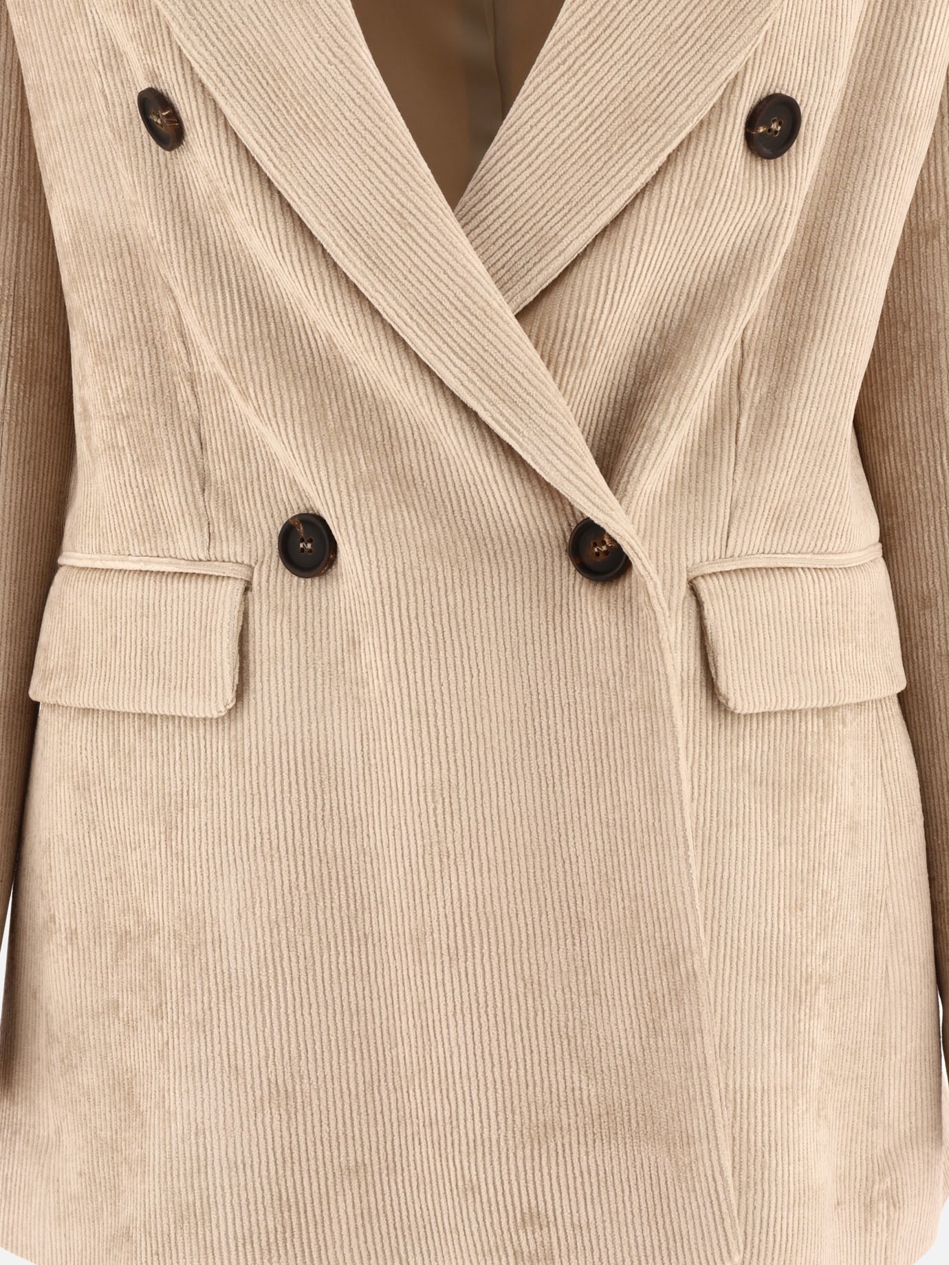 Blazers 100% viscosa  Beige - Brunello Cucinelli Women | PDP | VIETTI Online Store | Zoom-Modal_3
