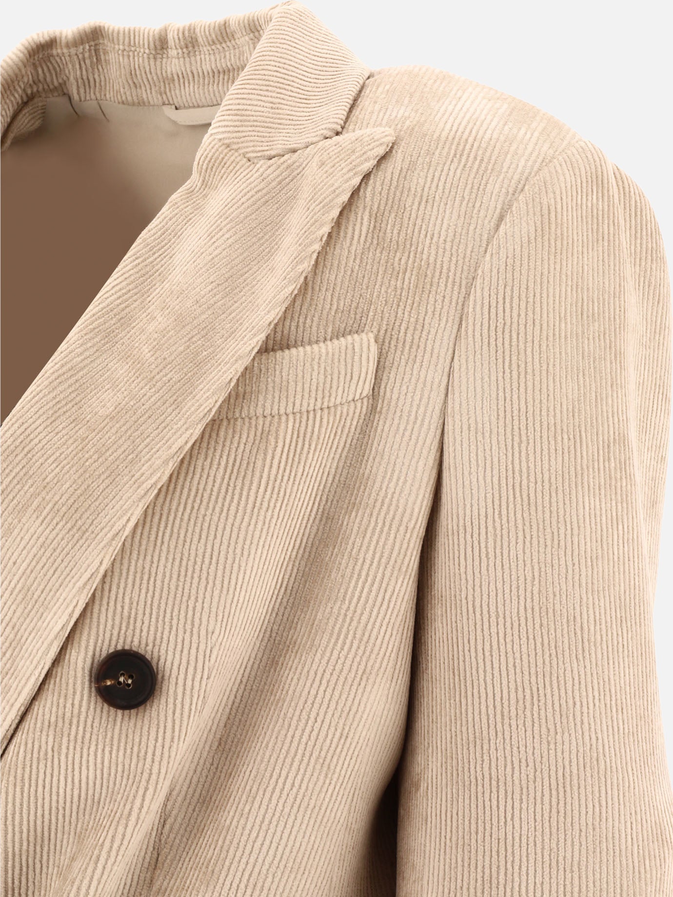Blazers 100% viscosa  Beige - Brunello Cucinelli Women | PDP | VIETTI Online Store | Zoom-Modal_4
