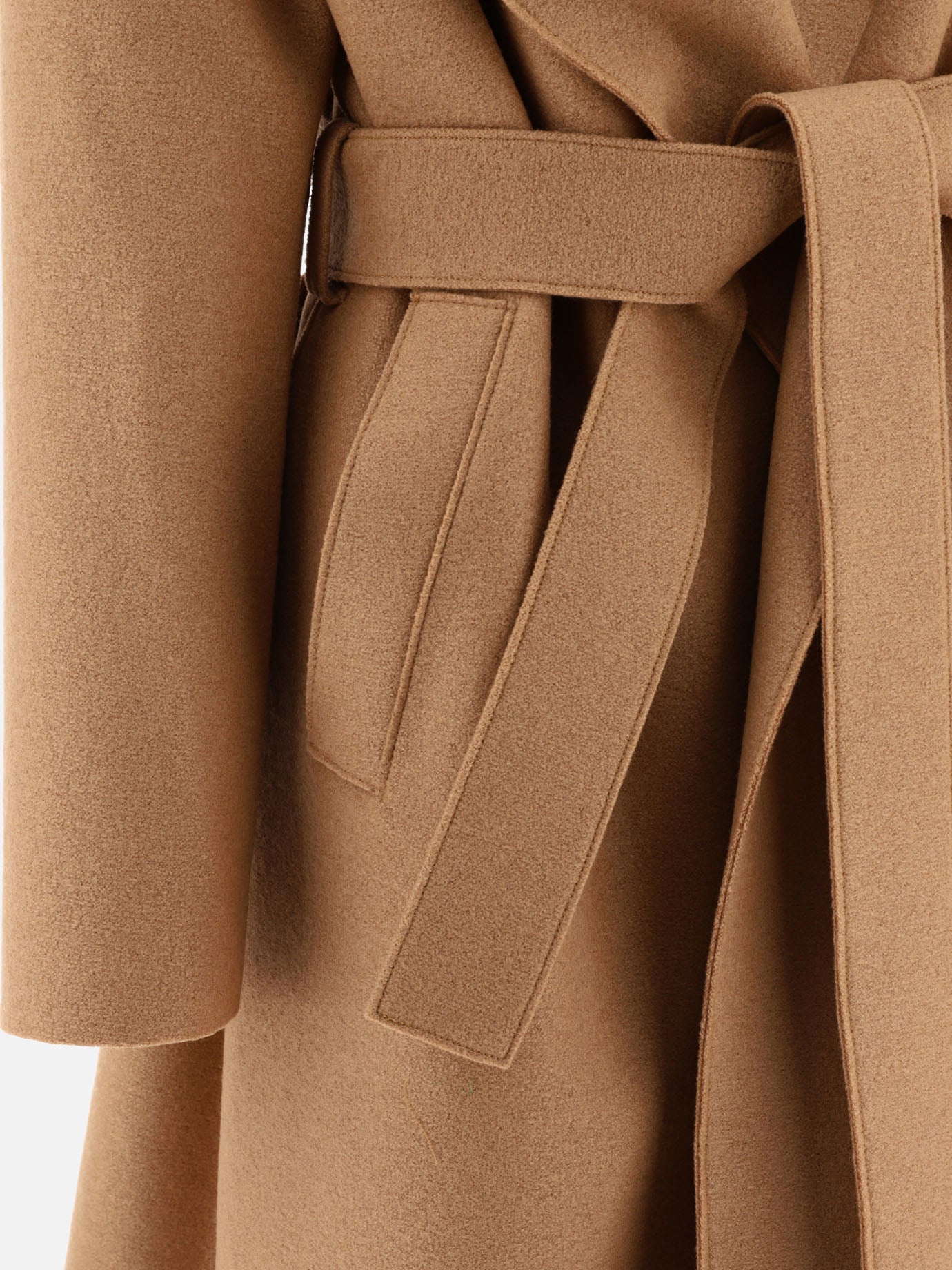 Long coats 100% virgin wool  Beige - Harris Wharf London Women | PDP | VIETTI Online Store | Zoom-Modal_4
