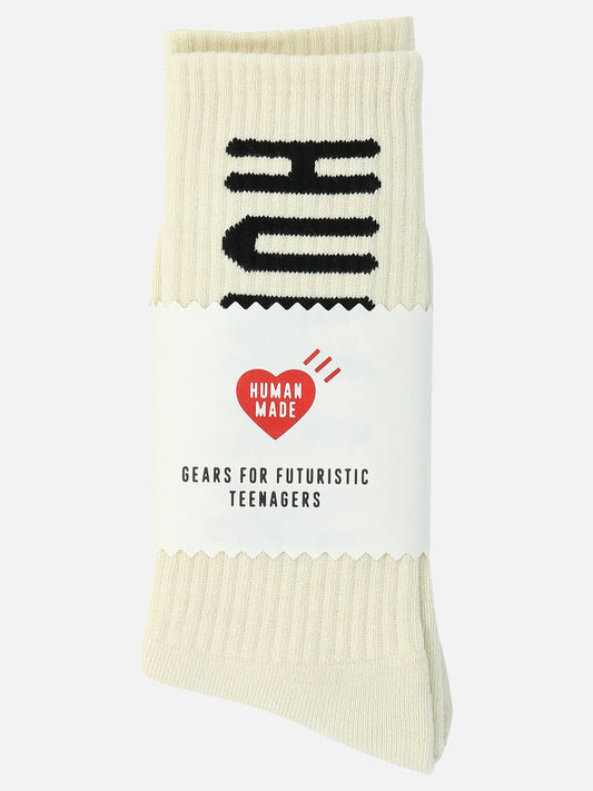 Sport socks 60% cotton 30% acrylic 8% polyester 2% polyurethane  White - Human Made Men | PLP | VIETTI Online Store 
