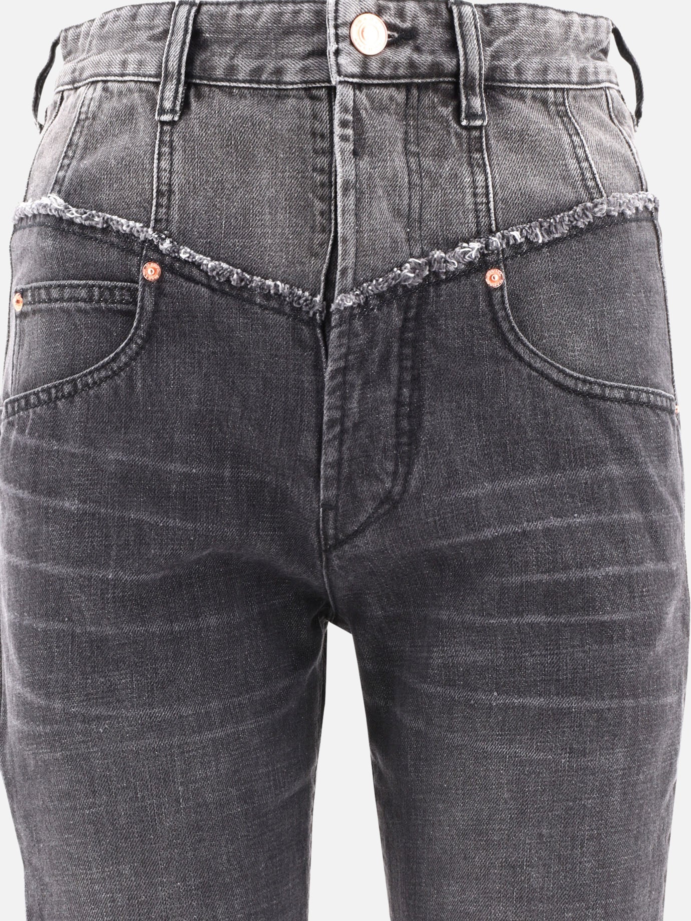 Straight-leg jeans 100% cotone  Black - Isabel Marant Women | PDP | VIETTI Online Store | Zoom-Modal_3
