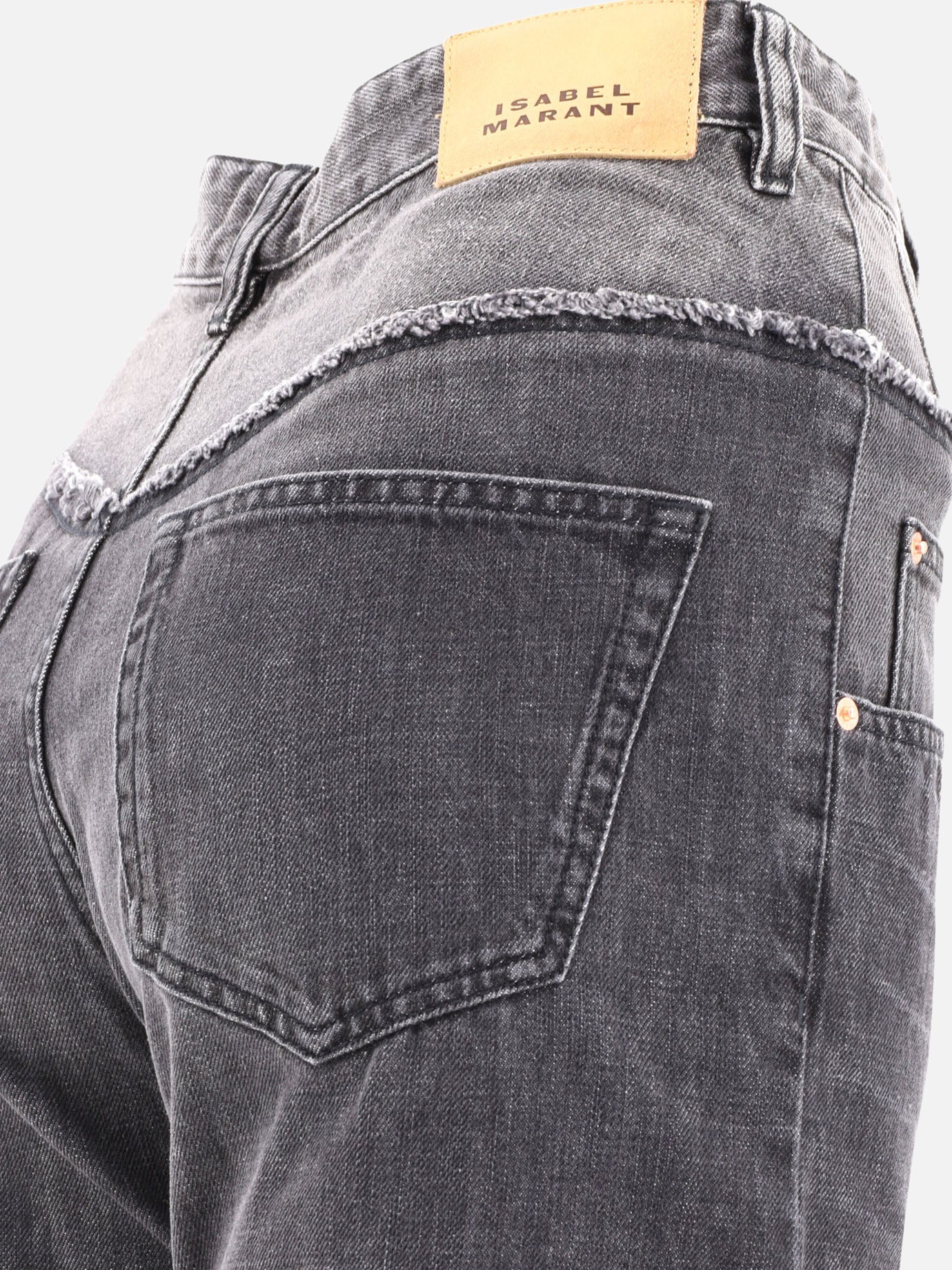 Straight-leg jeans 100% cotone  Black - Isabel Marant Women | PDP | VIETTI Online Store | Zoom-Modal_4
