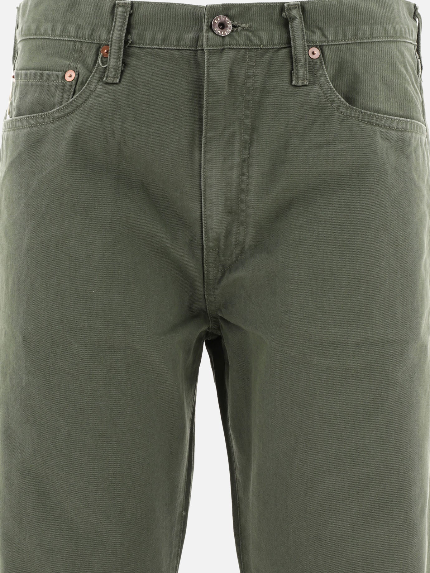 Leisure trousers 100% cotone  Green - KAPITAL Men | PDP | VIETTI Online Store | thumbnail_3