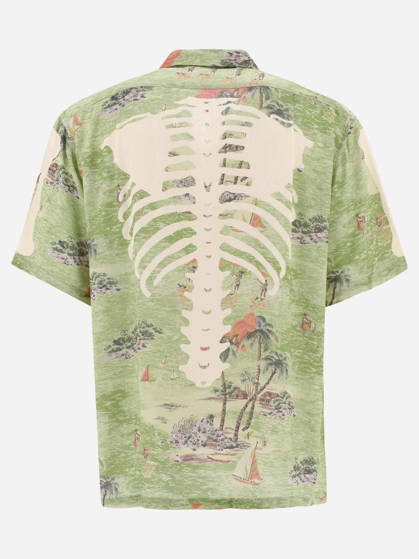 Casual shirts 100% rayon  Green - KAPITAL Men | PDP | VIETTI Online Store | Zoom-Modal_2
