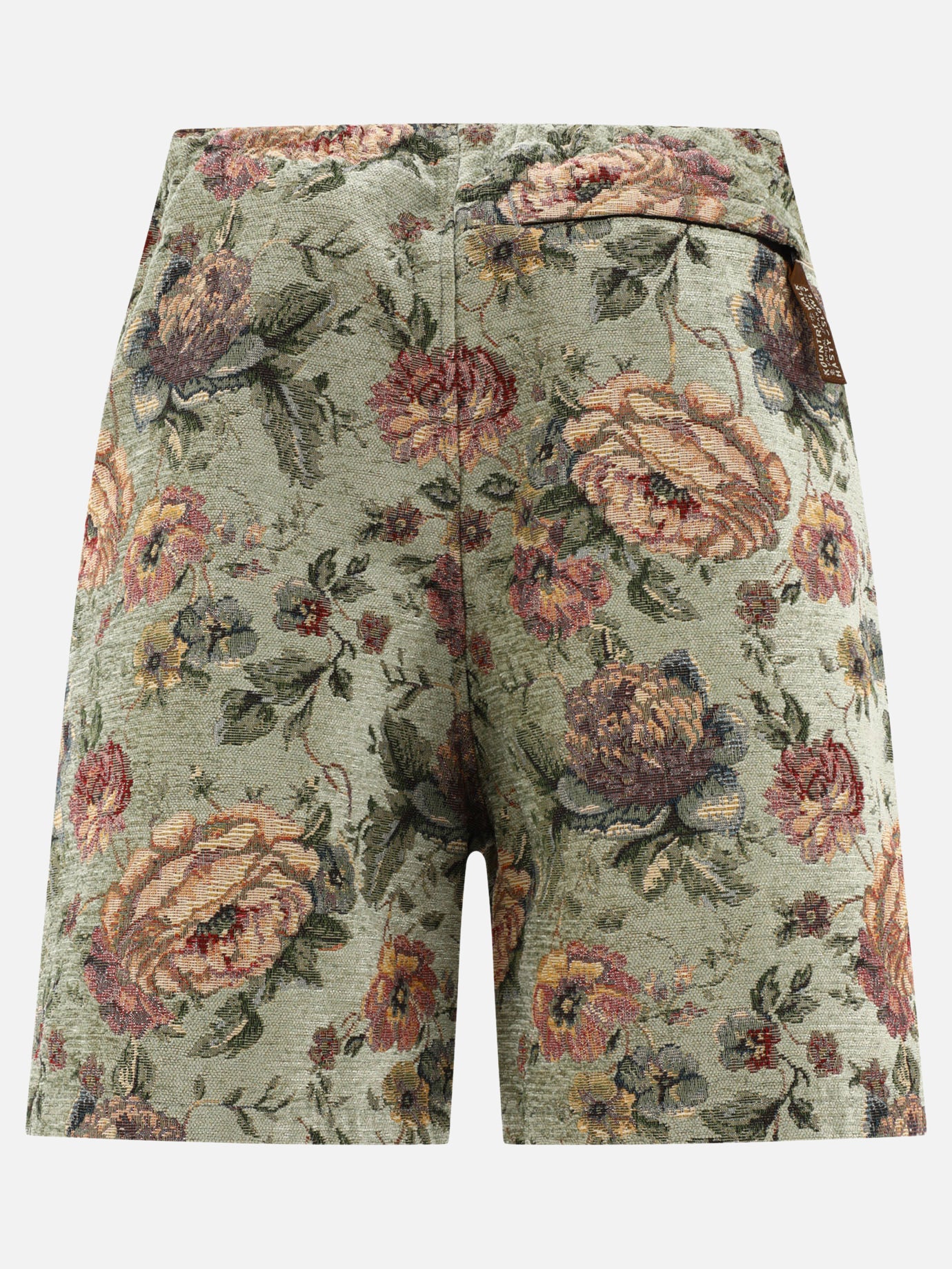 Drawstring shorts 45% rayon 35% poliestere 20% cotone  Green - KAPITAL Men | PDP | VIETTI Online Store | Zoom-Modal_2
