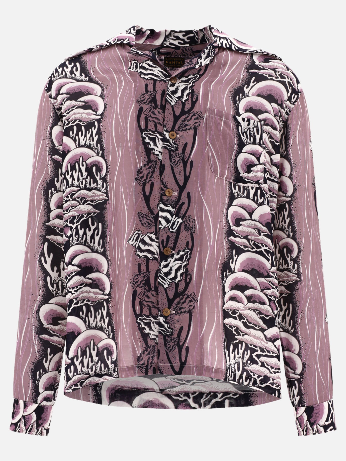 Casual shirts 96% rayon 4% seta  Purple - KAPITAL Men | PDP | VIETTI Online Store | thumbnail