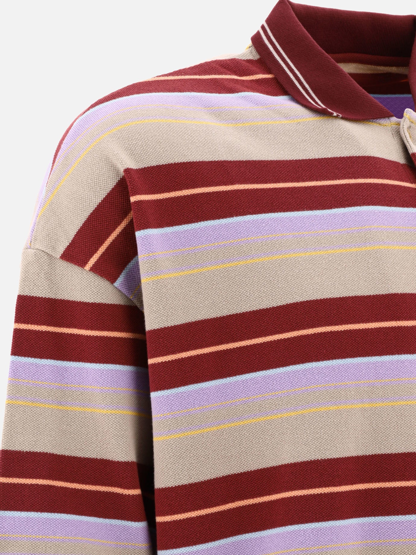 Polo shirts with buttons 100% cotone  Bordeaux - KAPITAL Men | PDP | VIETTI Online Store | Zoom-Modal_4
