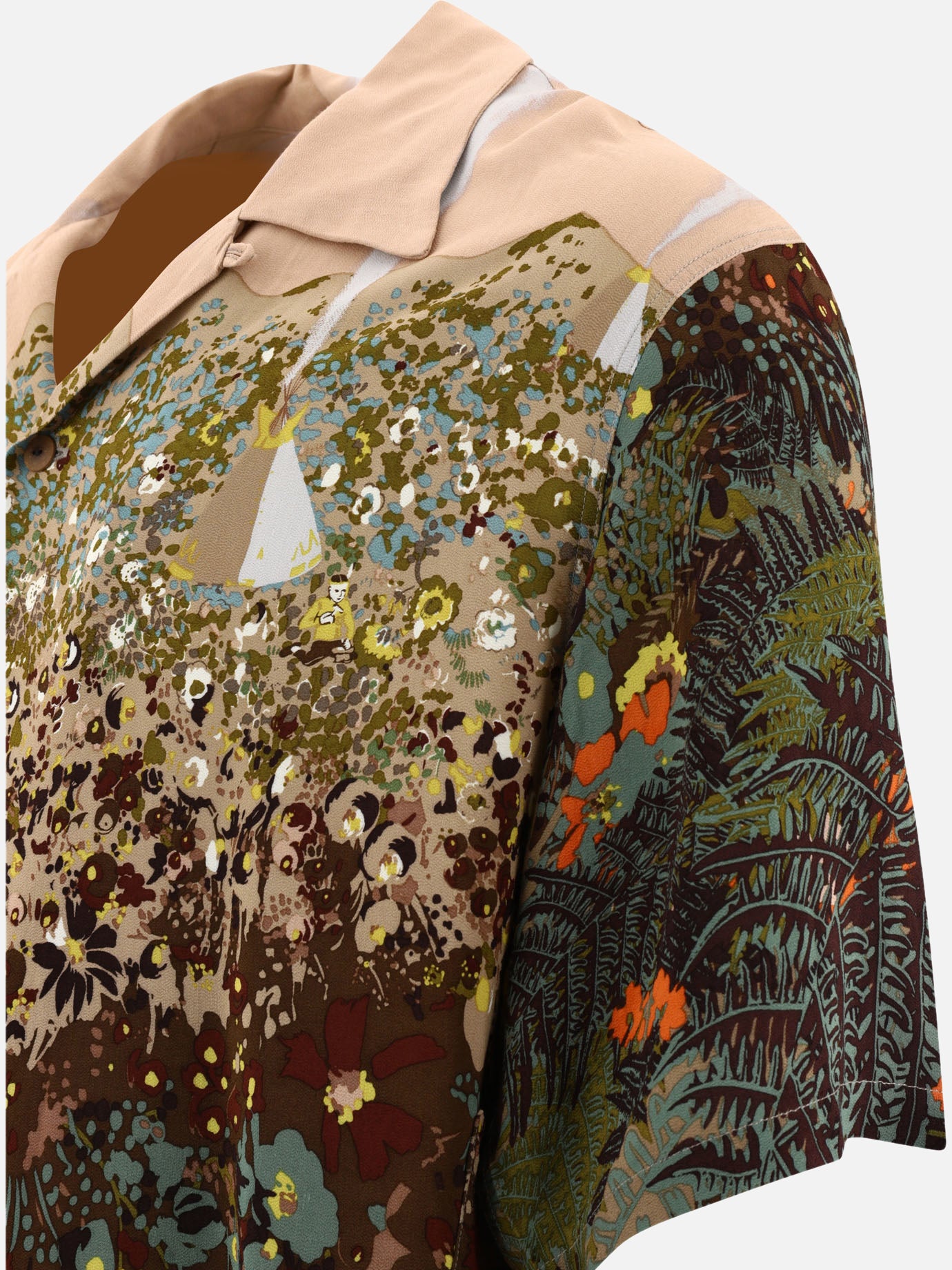 Casual shirts 100% rayon  Beige - KAPITAL Men | PDP | VIETTI Online Store | thumbnail_4