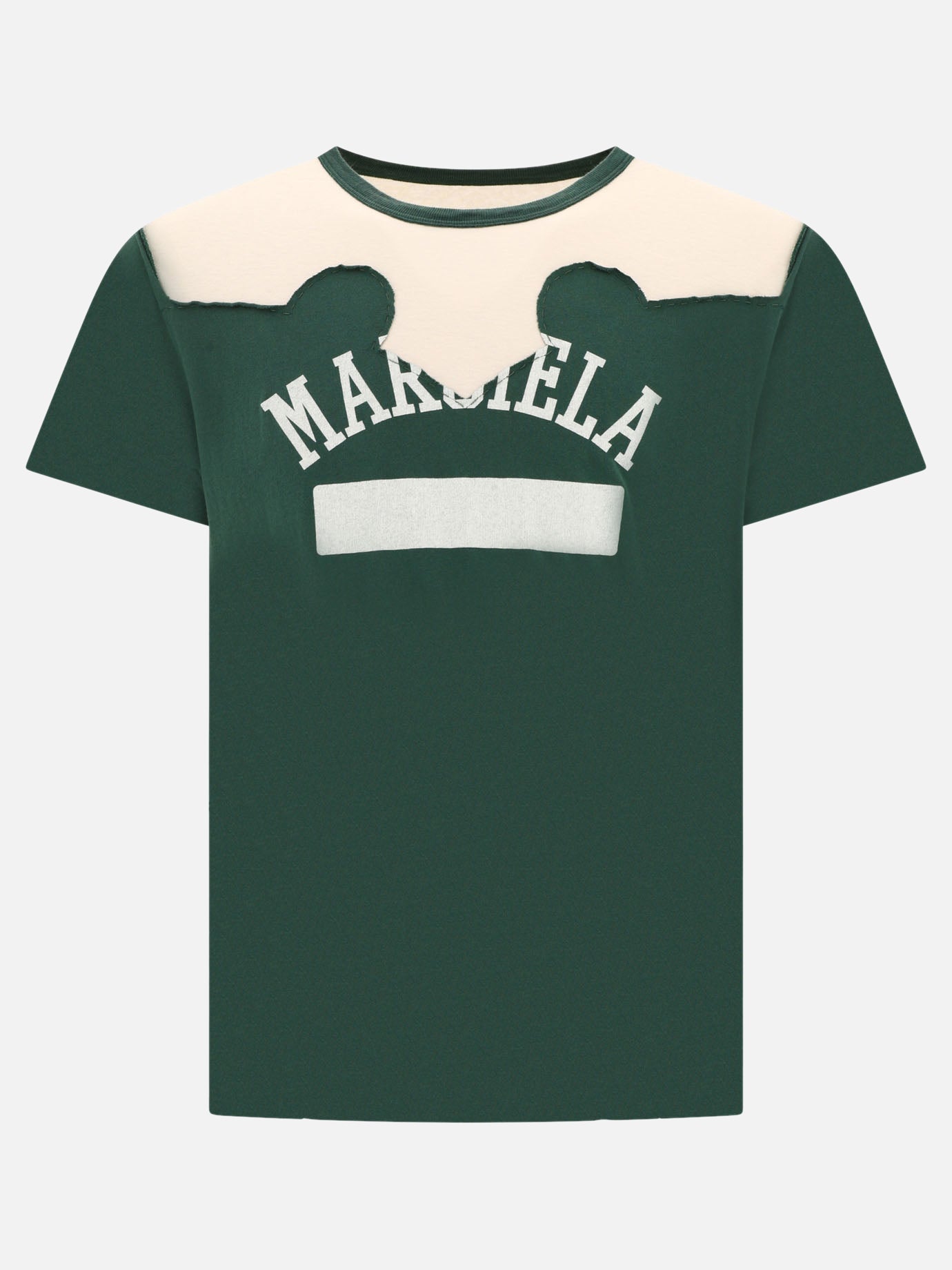 Crewneck t-shirts 100% cotton  Green - Maison Margiela Men | PDP | VIETTI Online Store | Zoom-Modal
