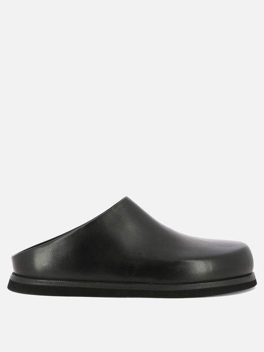 Slippers 100% pelle di vitello - 100% gomma  Black - Marsèll Men | PLP | VIETTI Online Store 

