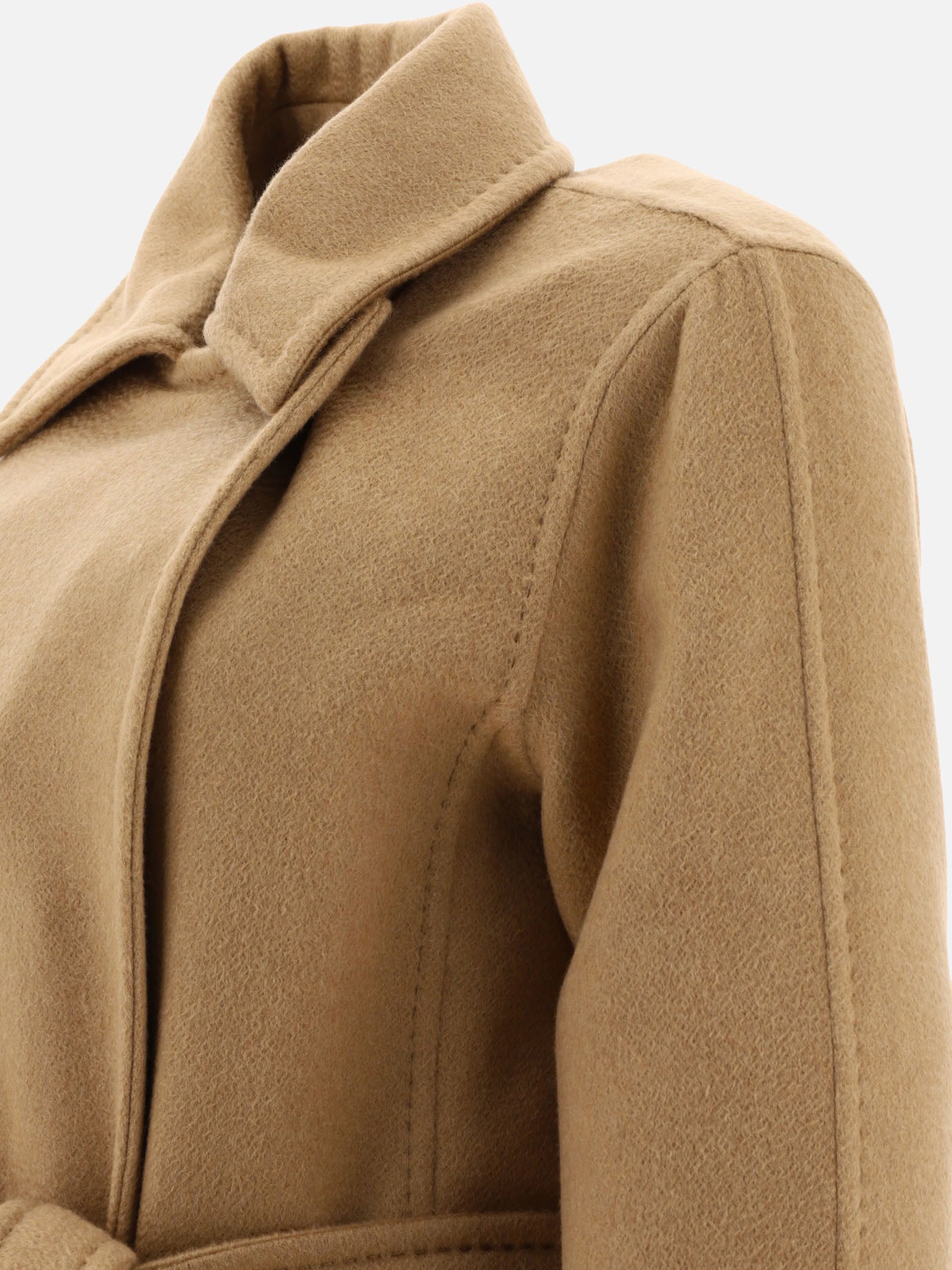 Long coats 100% cashmere  Beige - Max Mara Women | PDP | VIETTI Online Store | thumbnail_4