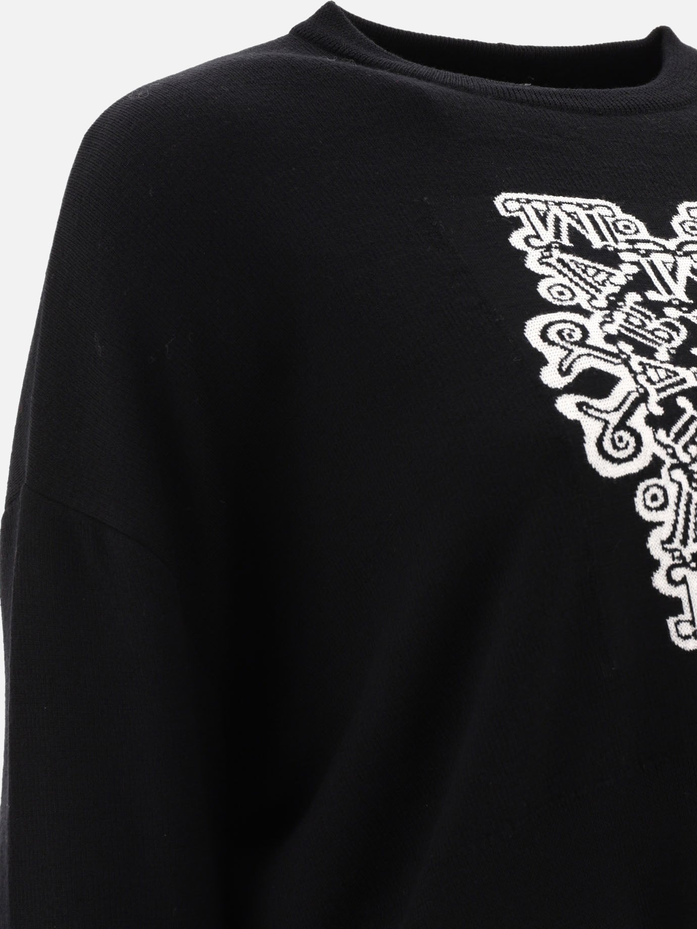 Crewneck sweaters 100% lana vergine  Black - Max Mara Women | PDP | VIETTI Online Store | thumbnail_4