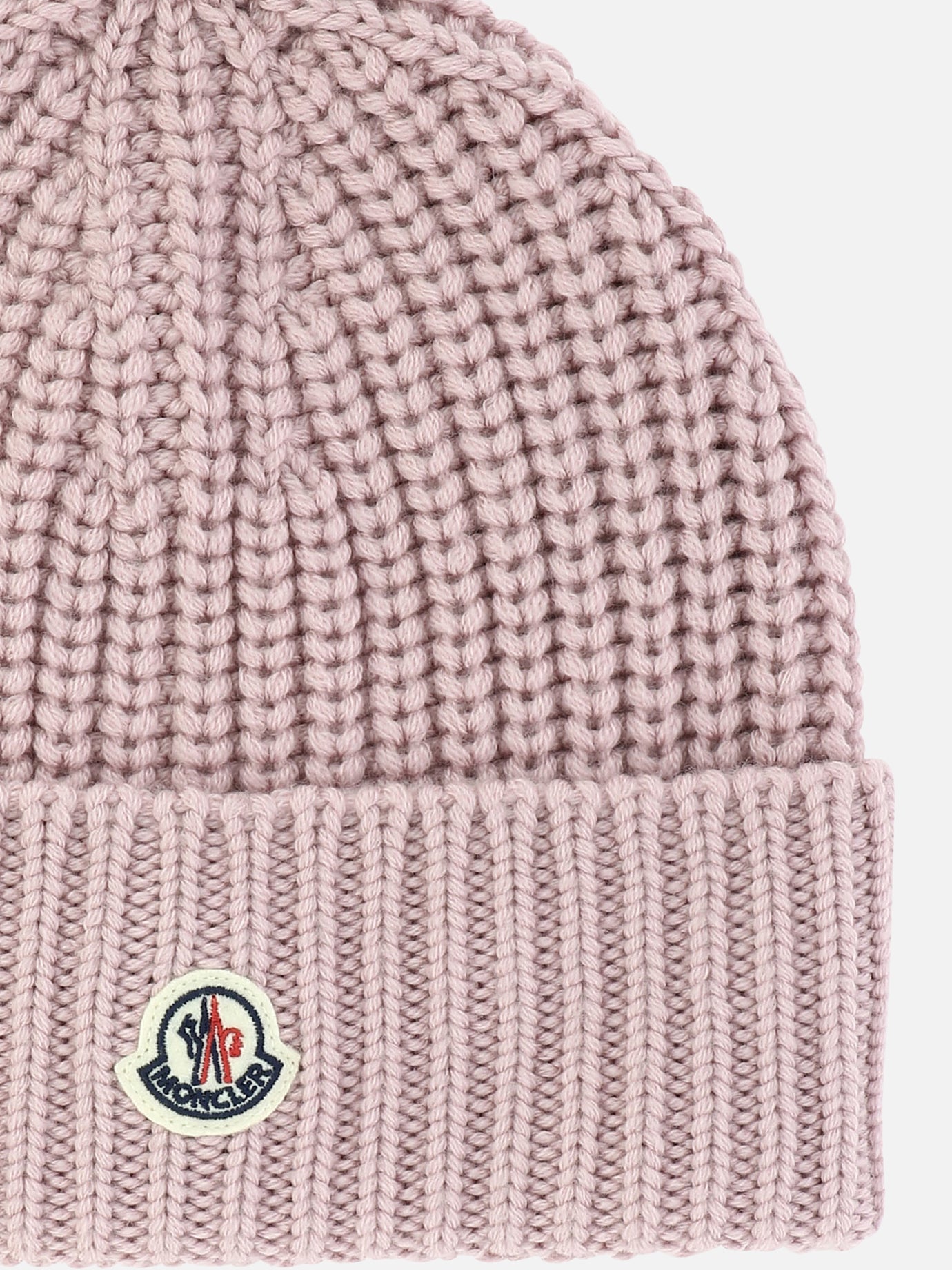 Beanies 100% lana vergine  Pink - Moncler Women | PDP | VIETTI Online Store | thumbnail_2