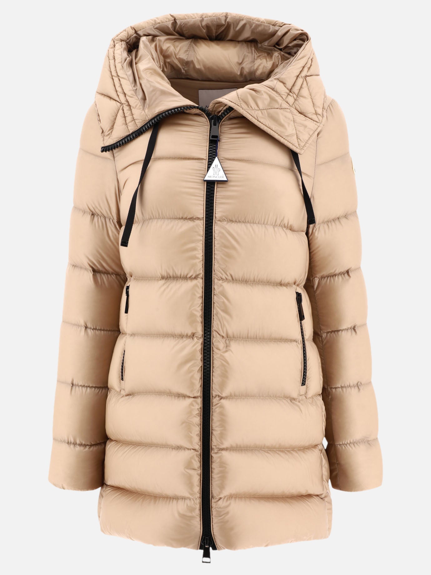 Down coats 100% poliammide - Imbottitura: piumino e piuma  Beige - Moncler Women | PDP | VIETTI Online Store | thumbnail