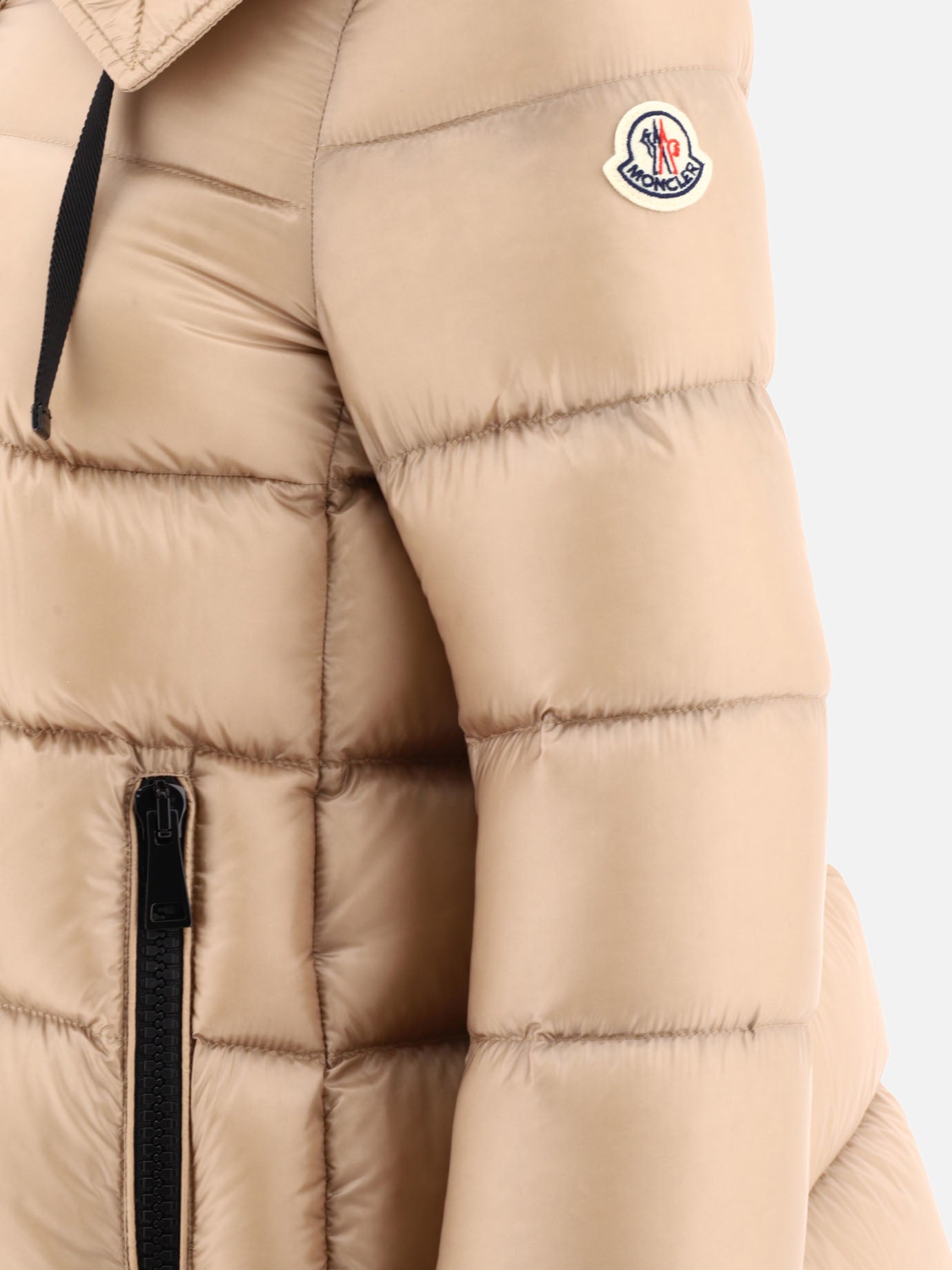 Down coats 100% poliammide - Imbottitura: piumino e piuma  Beige - Moncler Women | PDP | VIETTI Online Store | thumbnail_4