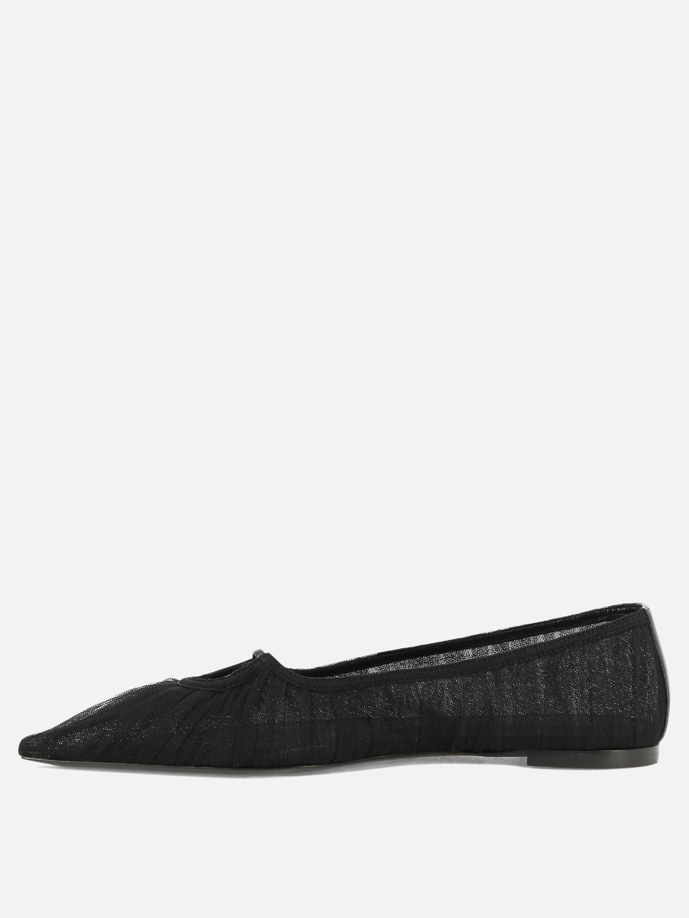 Pointed-toe ballet flats