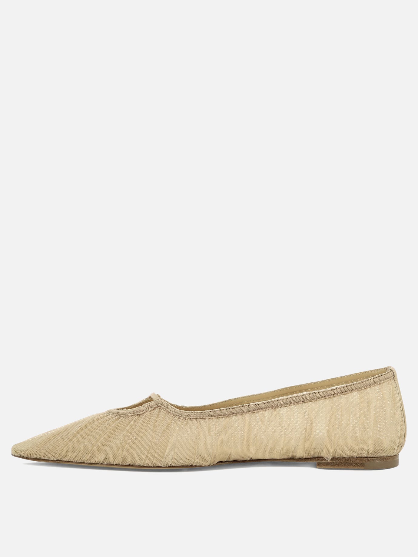 Pointed-toe ballet flats