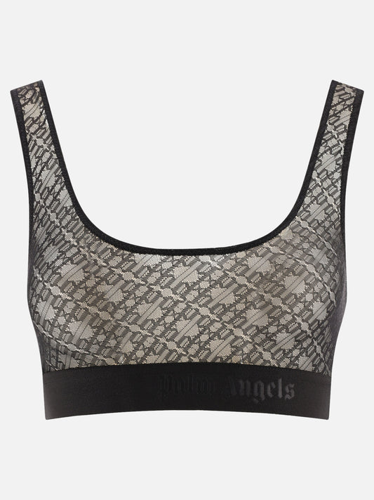 Crop tops 92% poliammide 8% elastan  Black - Palm Angels Women | PLP | VIETTI Online Store 

