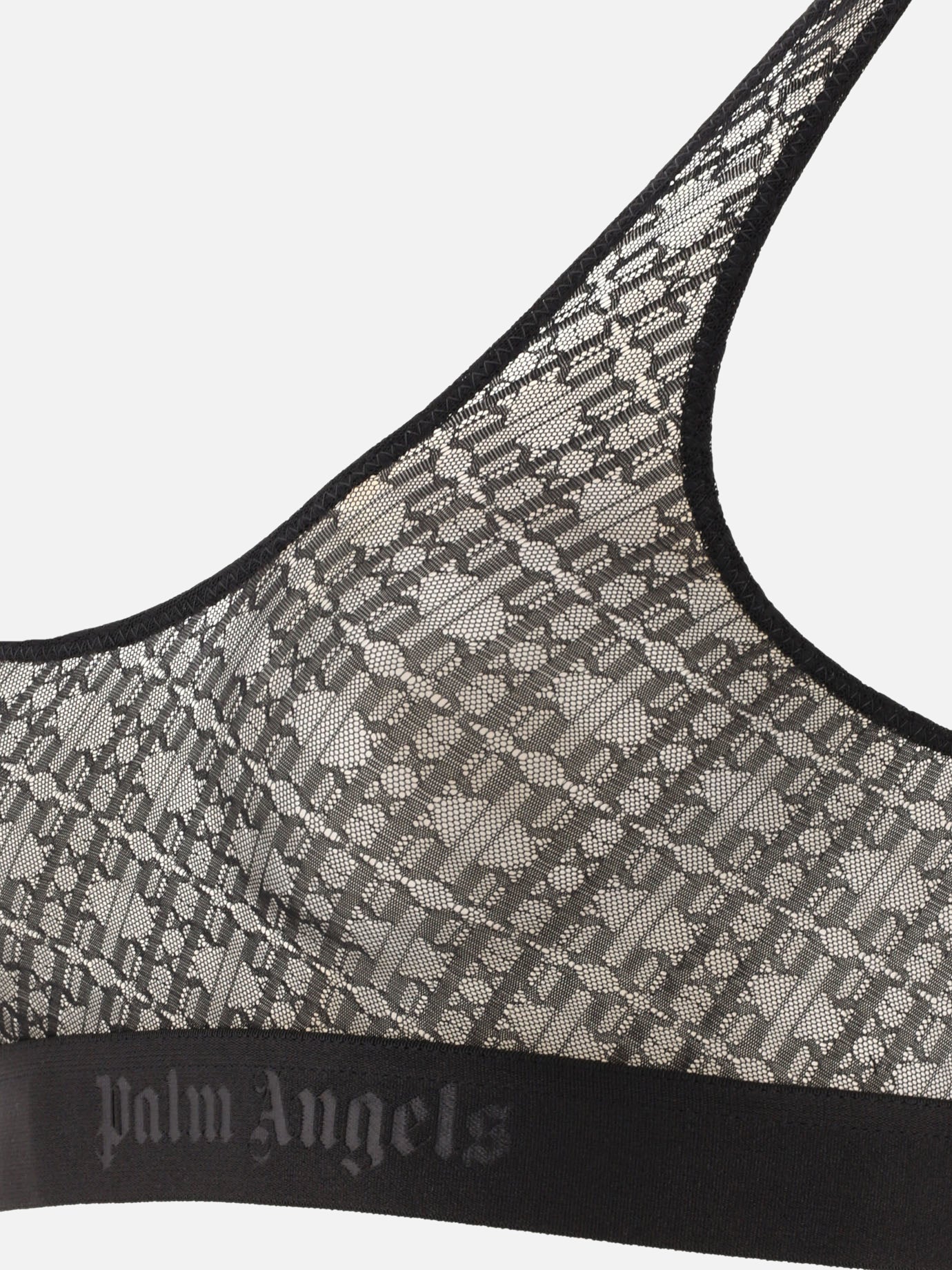 "Lace Classic Logo" bralette