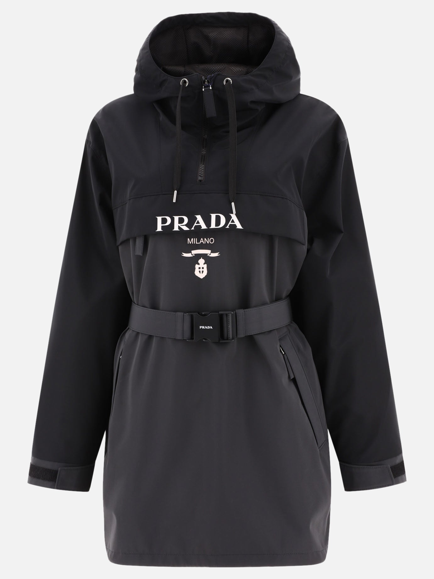 Raincoats & Trench coats Logo  Grey - Prada Women | PDP | VIETTI Online Store | thumbnail