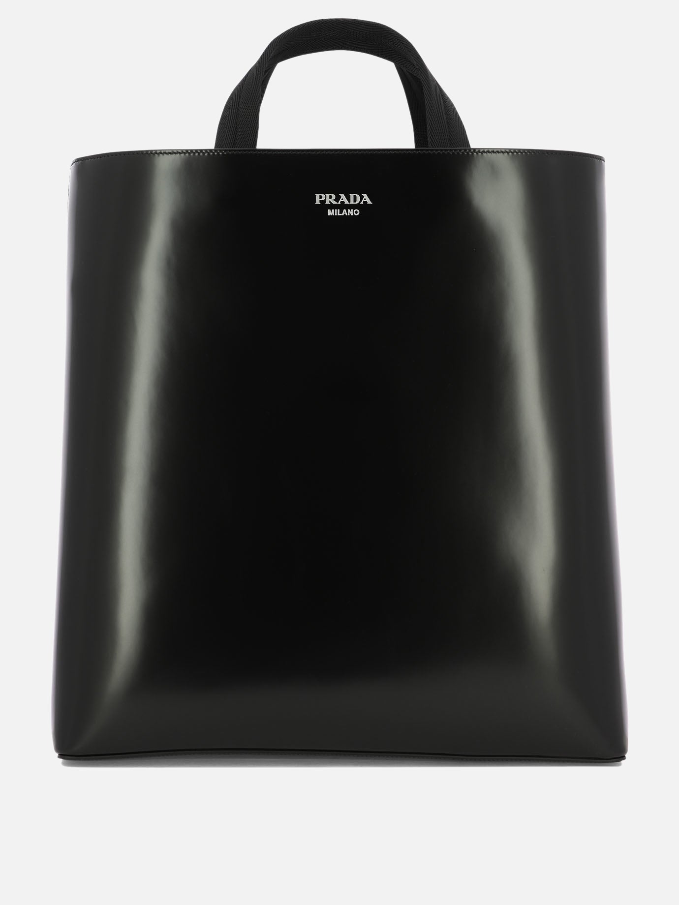 Brushed leather tote