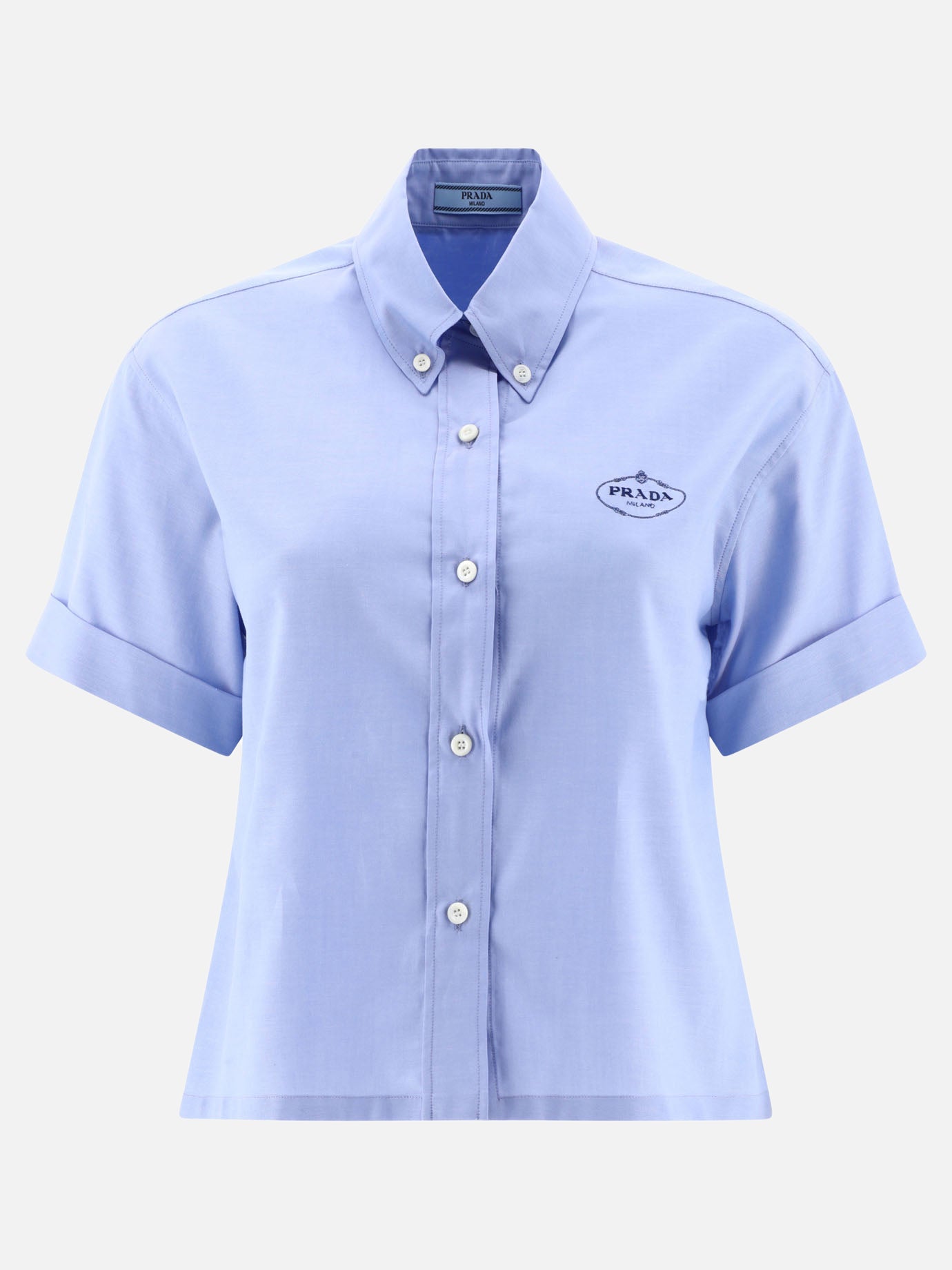 Casual shirts 100% cotone  Blue - Prada Women | PDP | VIETTI Online Store | Zoom-Modal
