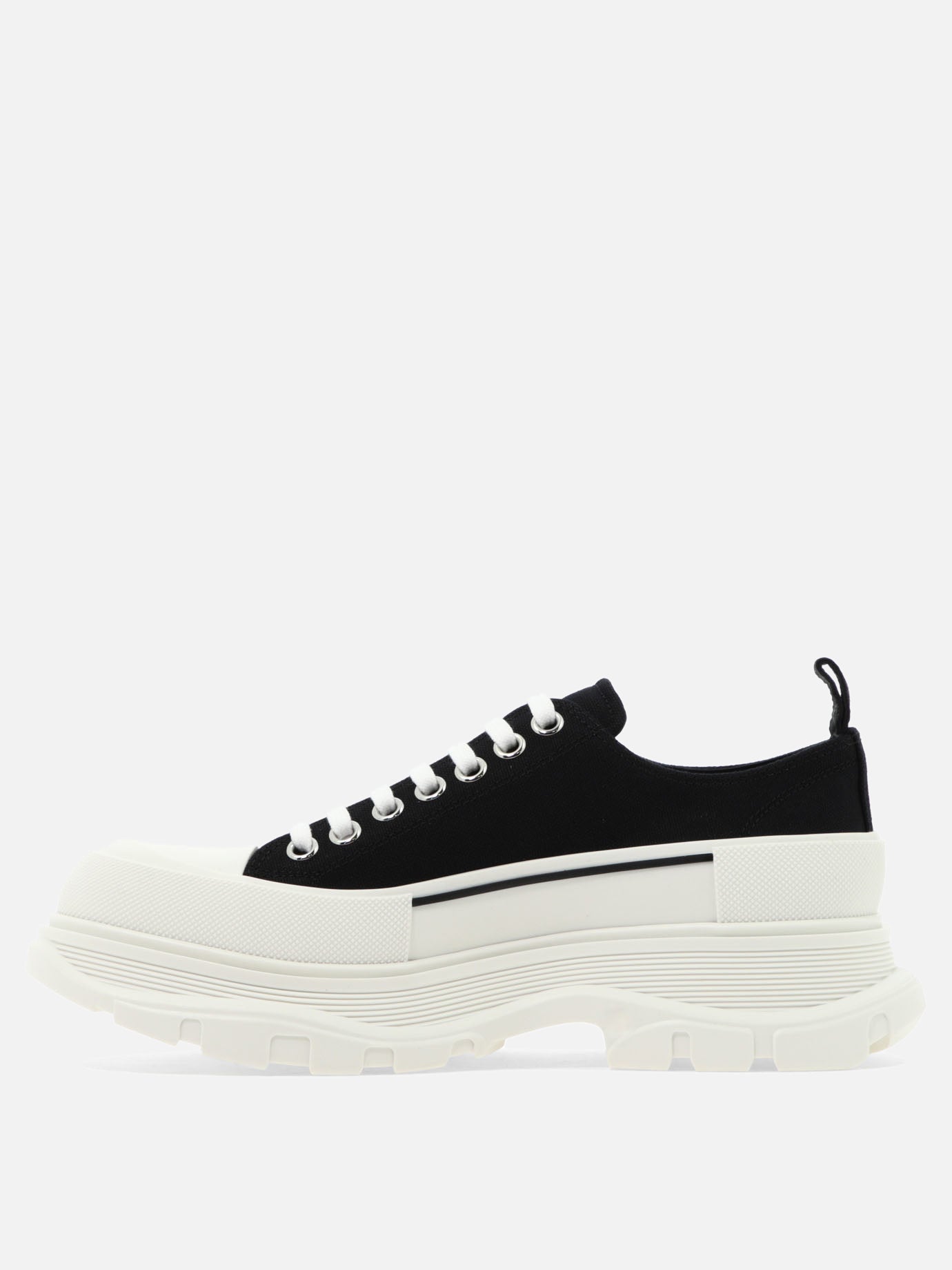 Low top sneakers 100% cotton - 100% rubber  Black - Alexander McQueen Men | PDP | VIETTI Online Store | thumbnail_3