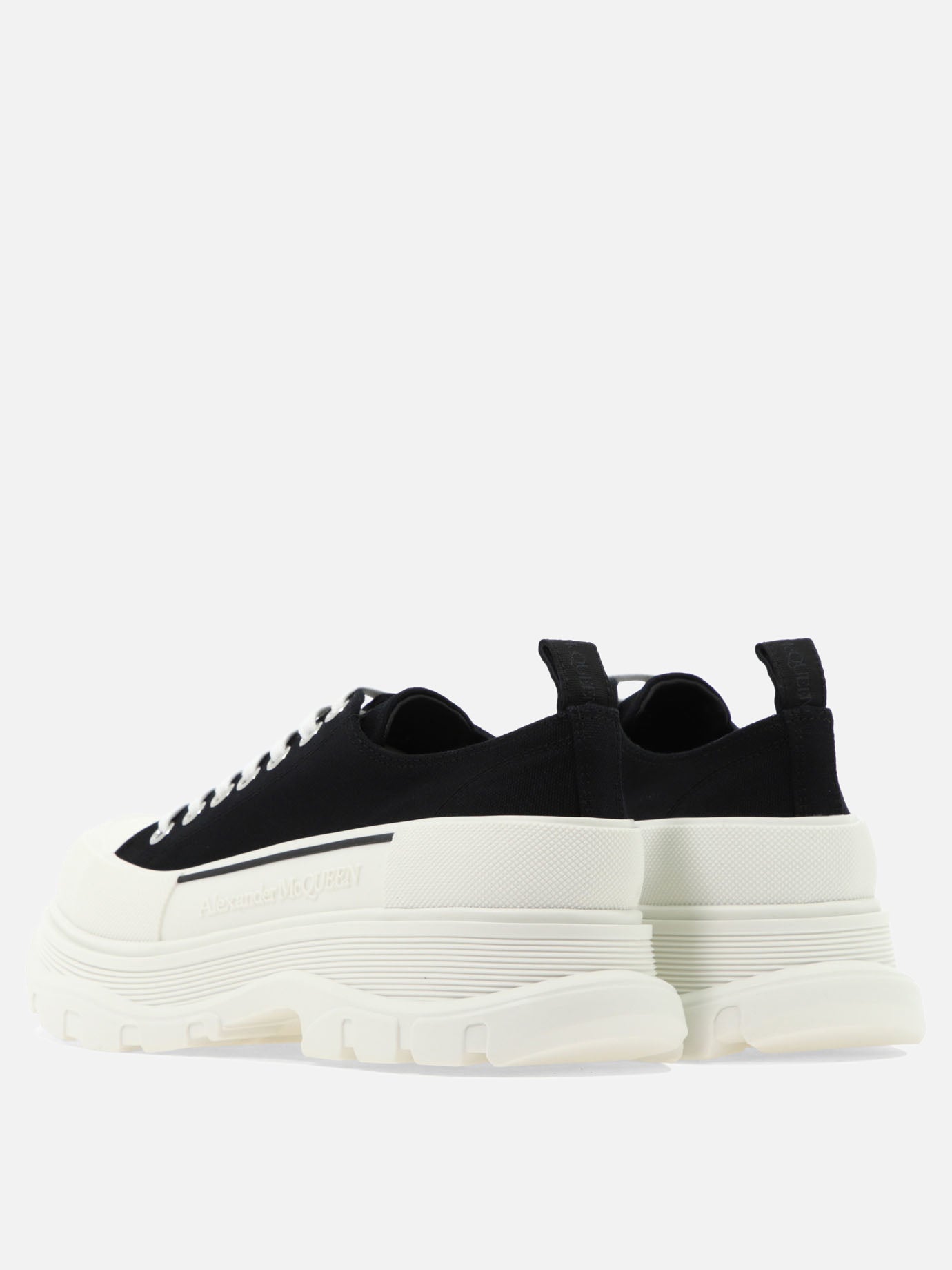 Low top sneakers 100% cotton - 100% rubber  Black - Alexander McQueen Men | PDP | VIETTI Online Store | thumbnail_4