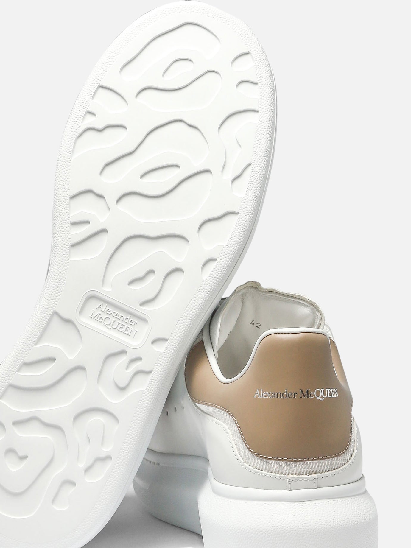 Low top sneakers 100% calf leather - 100% rubber  White - Alexander McQueen Men | PDP | VIETTI Online Store | thumbnail_5
