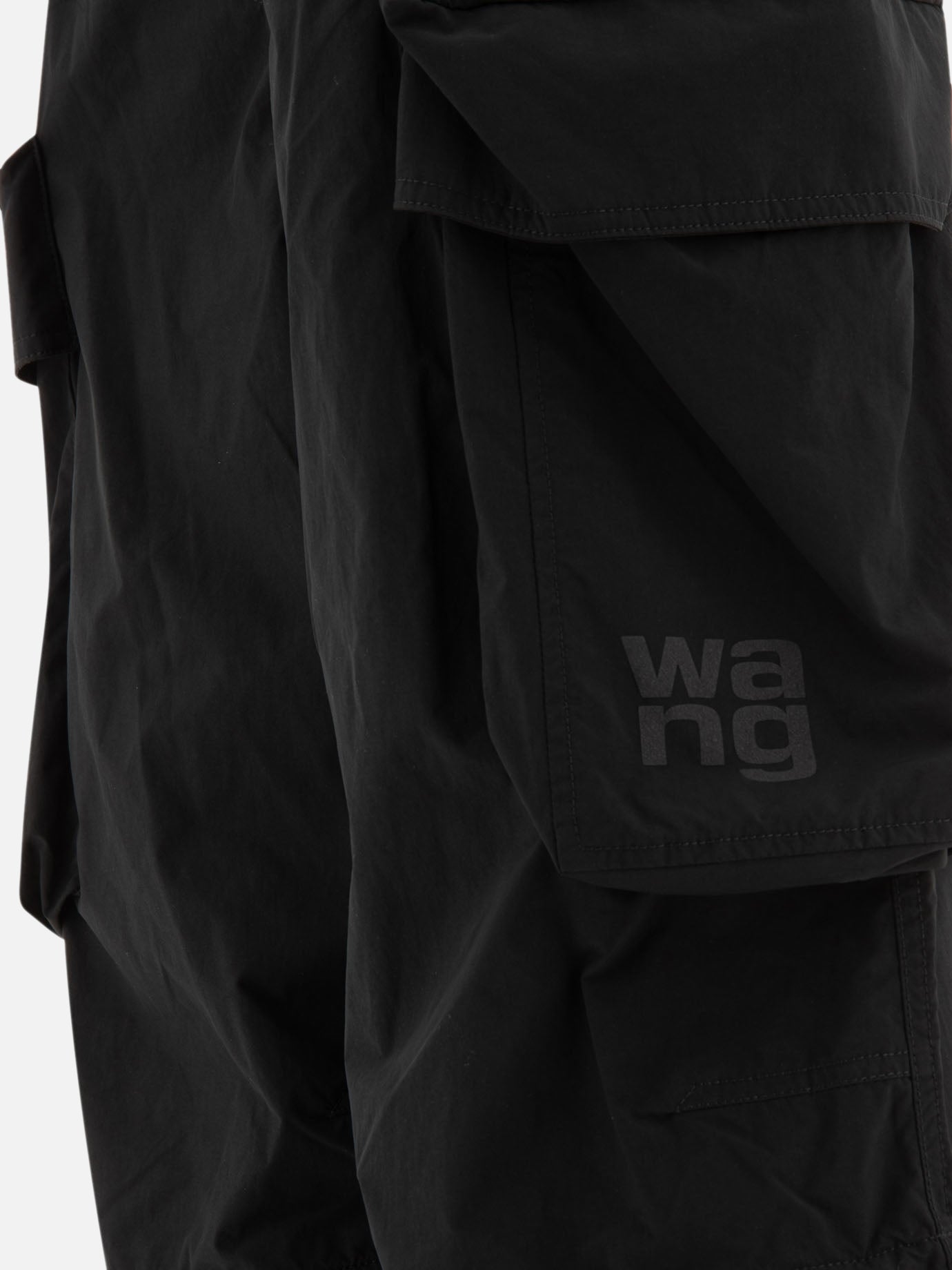 Alexander Wang Cargo trousers with oversize pockets Black