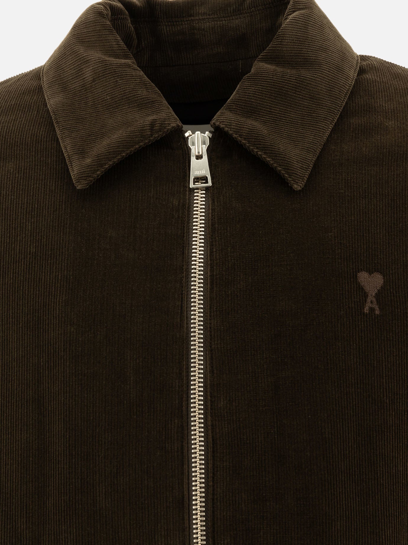 Ami Paris "Ami de Coeur" jacket Brown