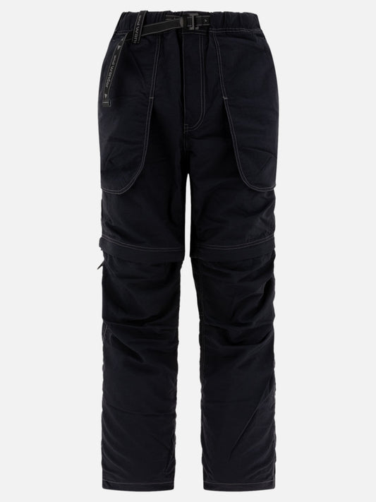 and Wander "NY Taffeta Hiker 2Way" trousers Black