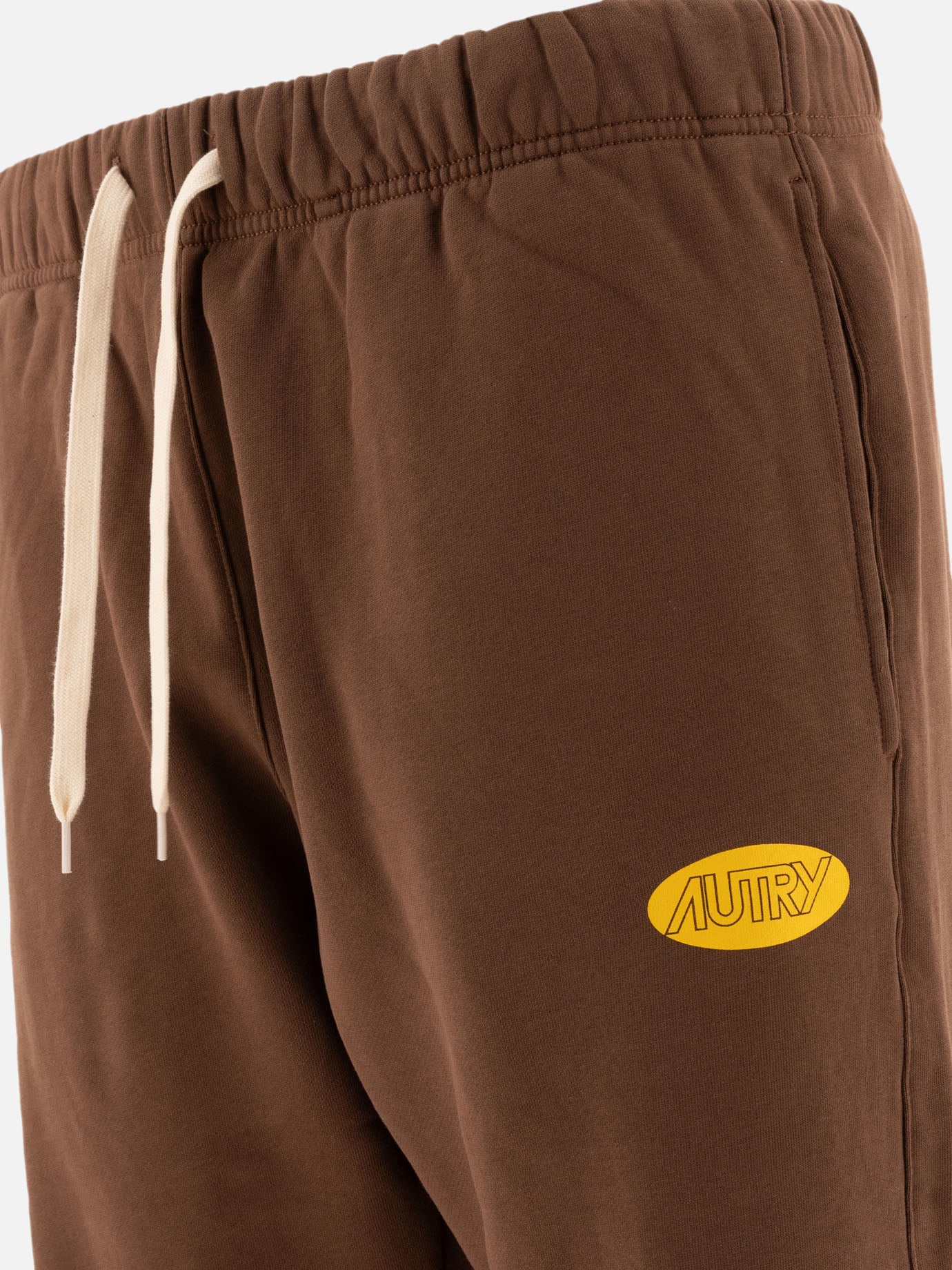 Autry Joggers with logo Brown