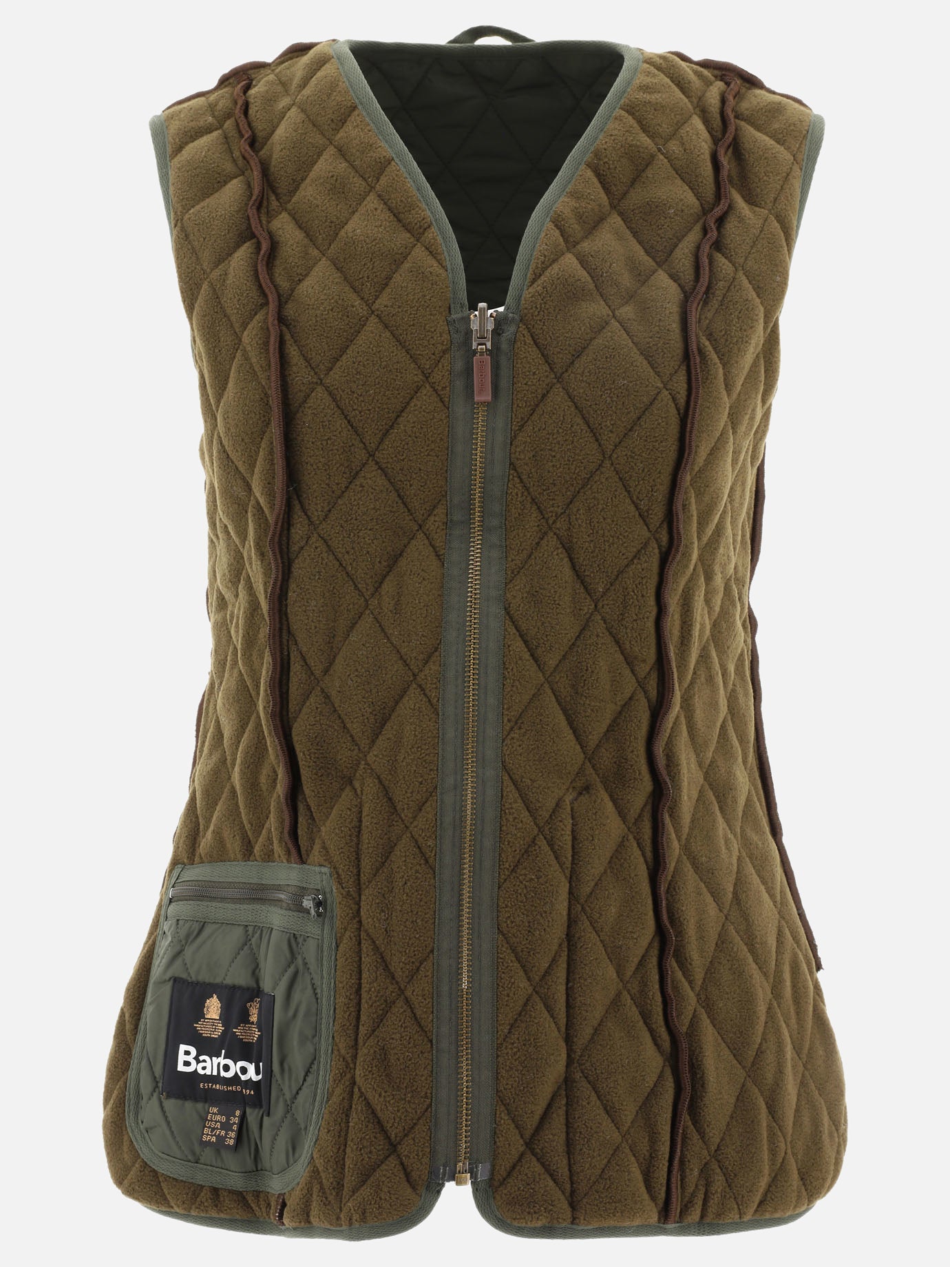 "Betty" quilted vest jacket