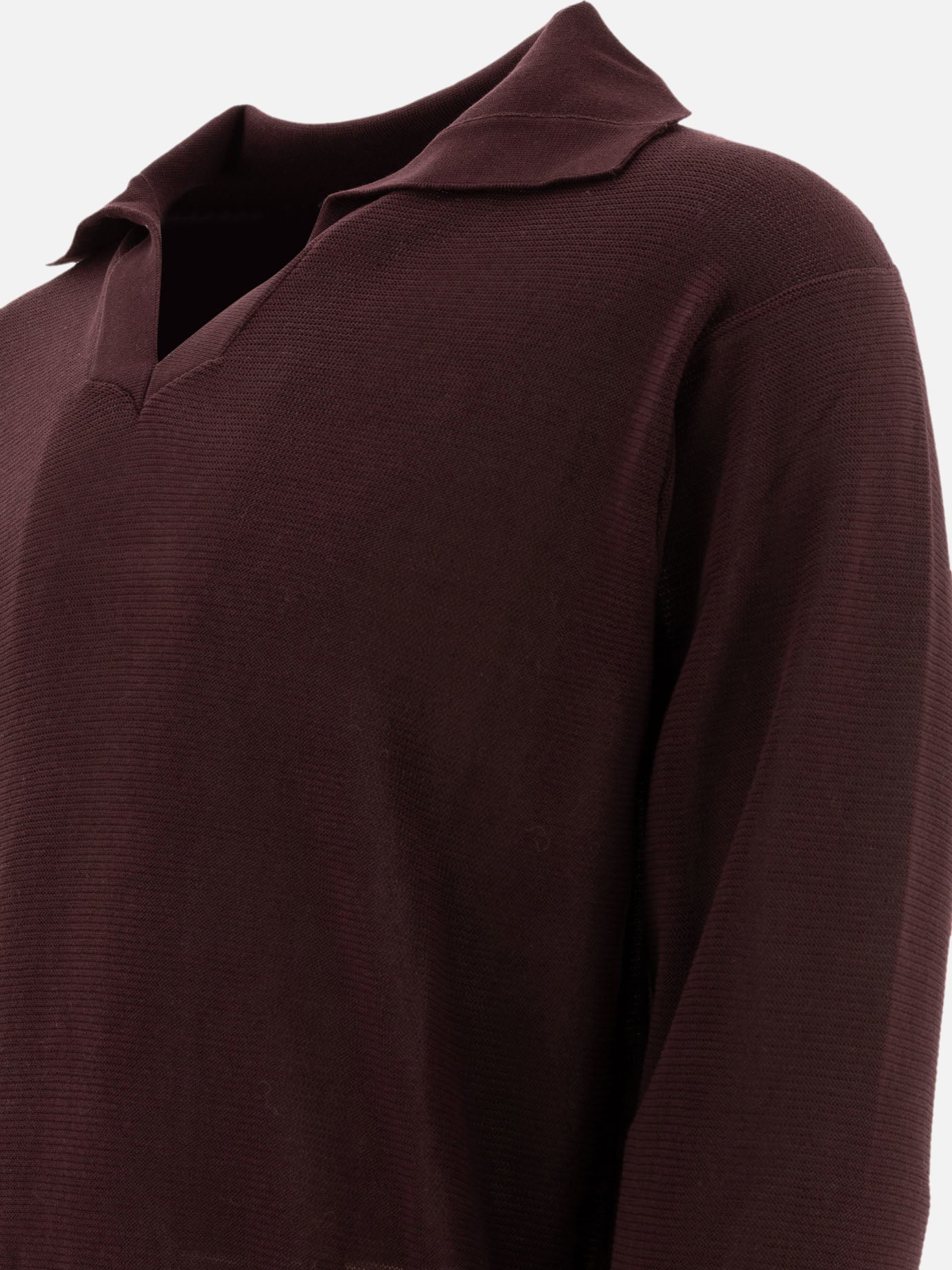 Bode "Boxy" polo shirt Bordeaux