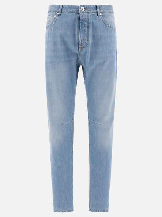 Lightweight denim leisure fit jeans