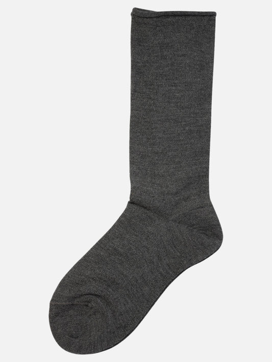 Stretch cashmere knit socks