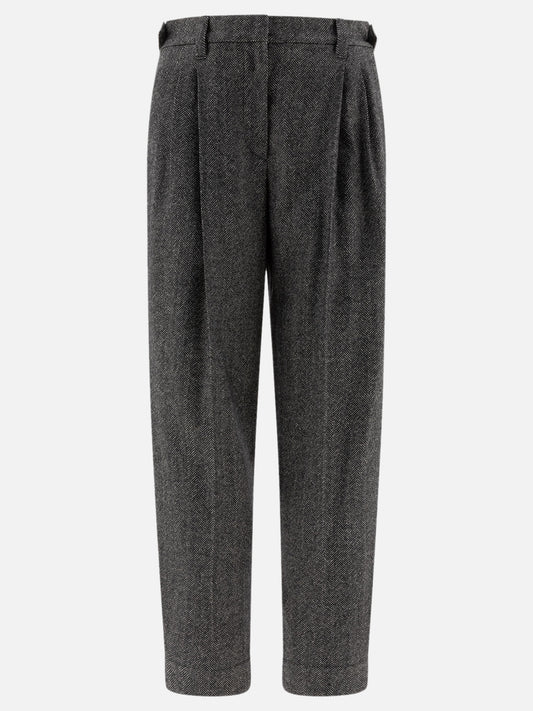 Brunello Cucinelli "Baggy Sartorial" trousers Black