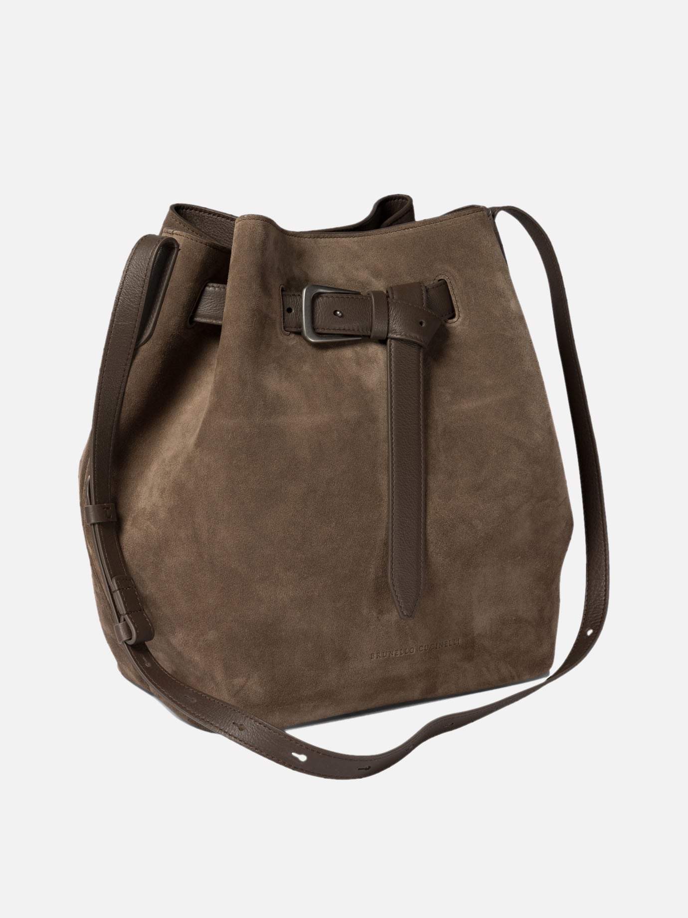 Brunello Cucinelli "Buckle" bucket bag Brown