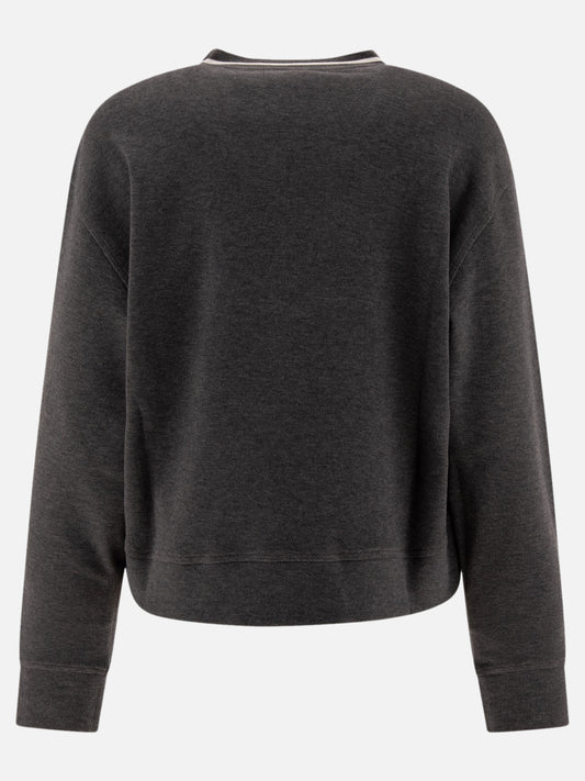 Crewnecks Solid colour  Grey - Brunello Cucinelli Women | PLP | VIETTI Online Store | 2
