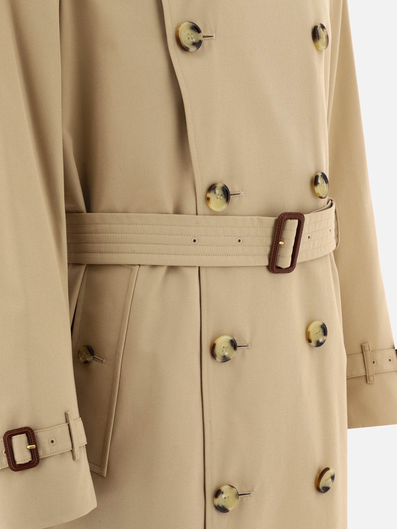 Raincoats & Trench coats Solid colour  Beige - Burberry Men | PDP | VIETTI Online Store | thumbnail_4