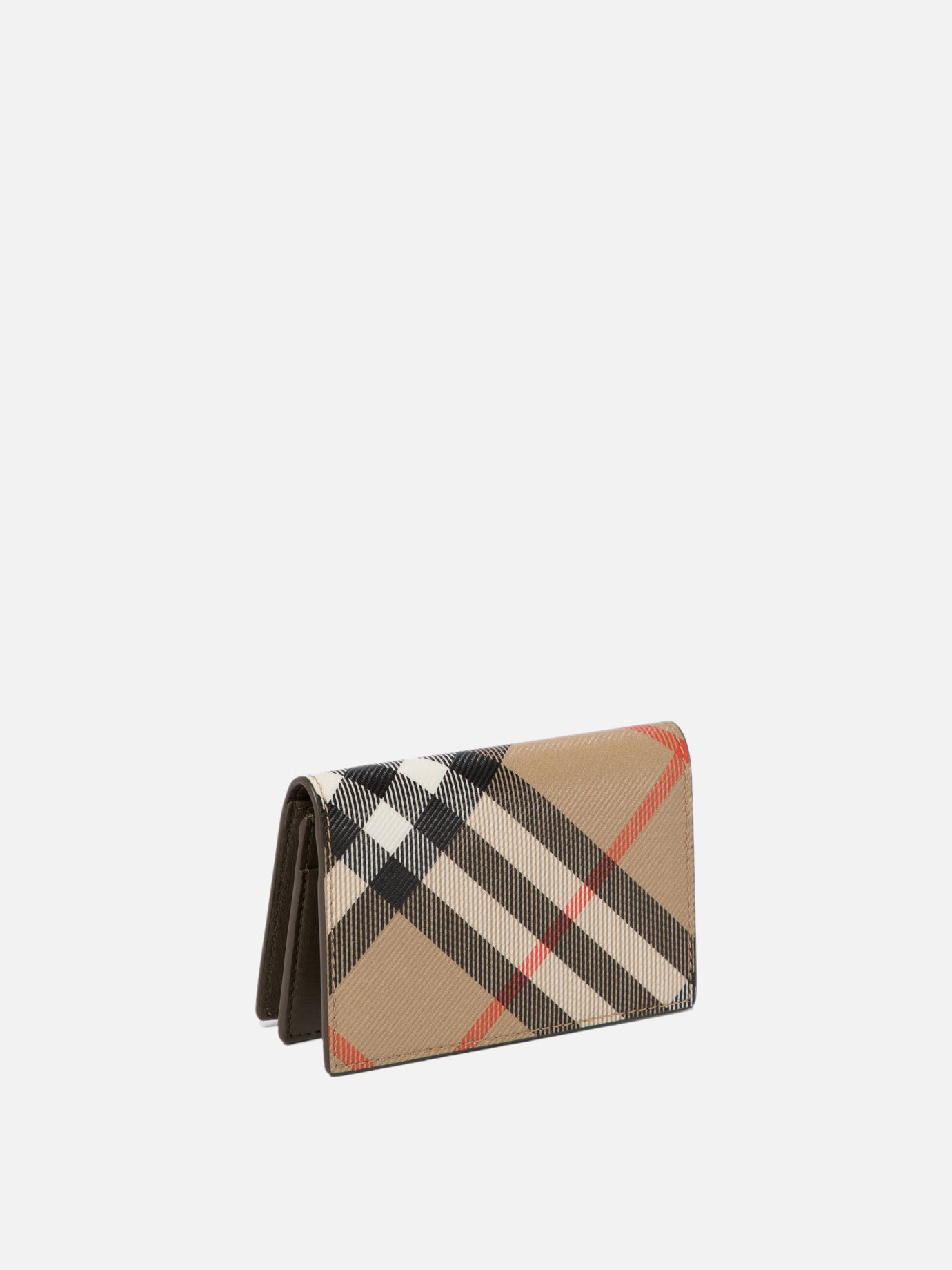 Burberry "Check" bi-fold card holder Beige