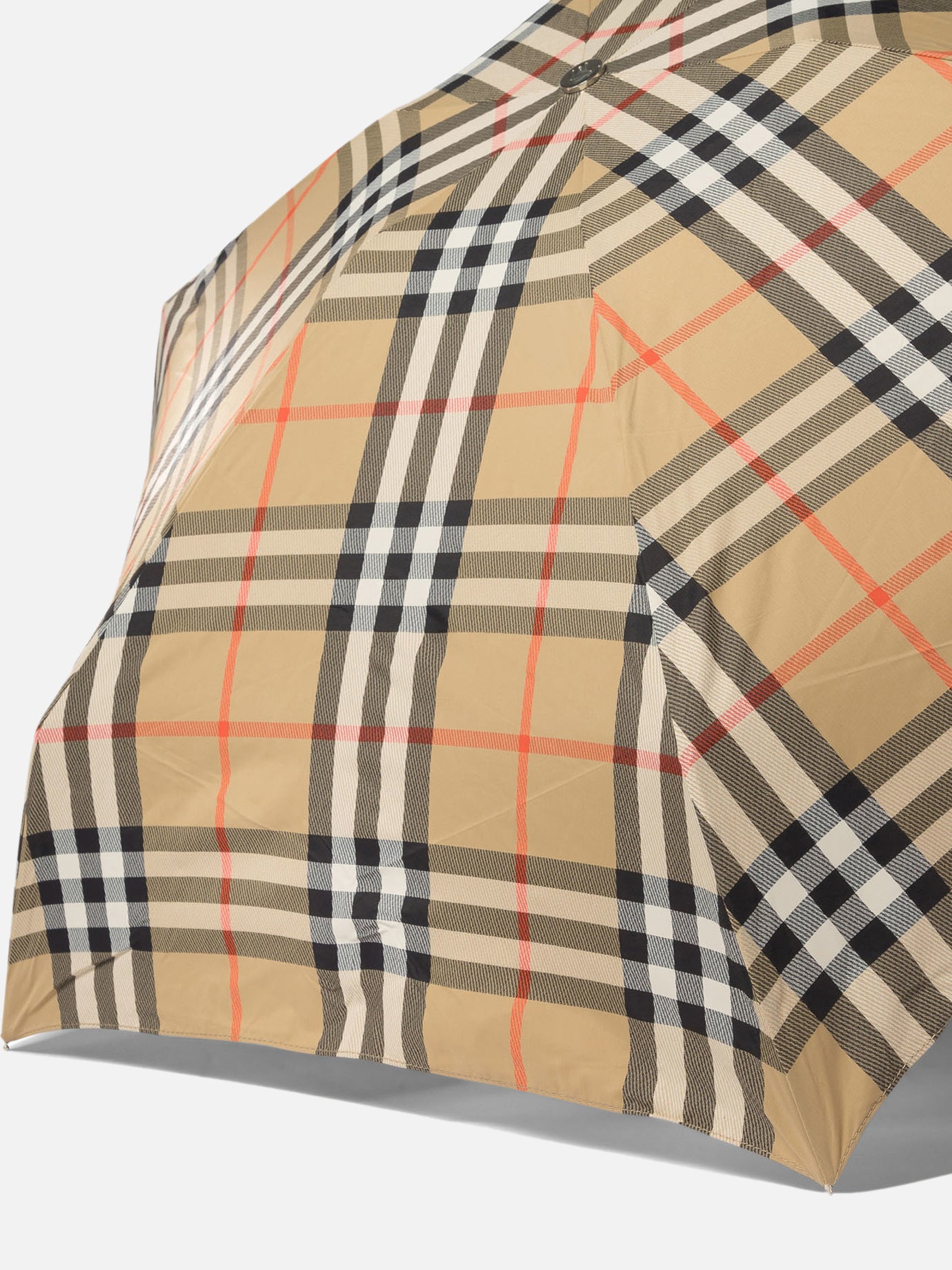 Burberry Check folding umbrella Beige