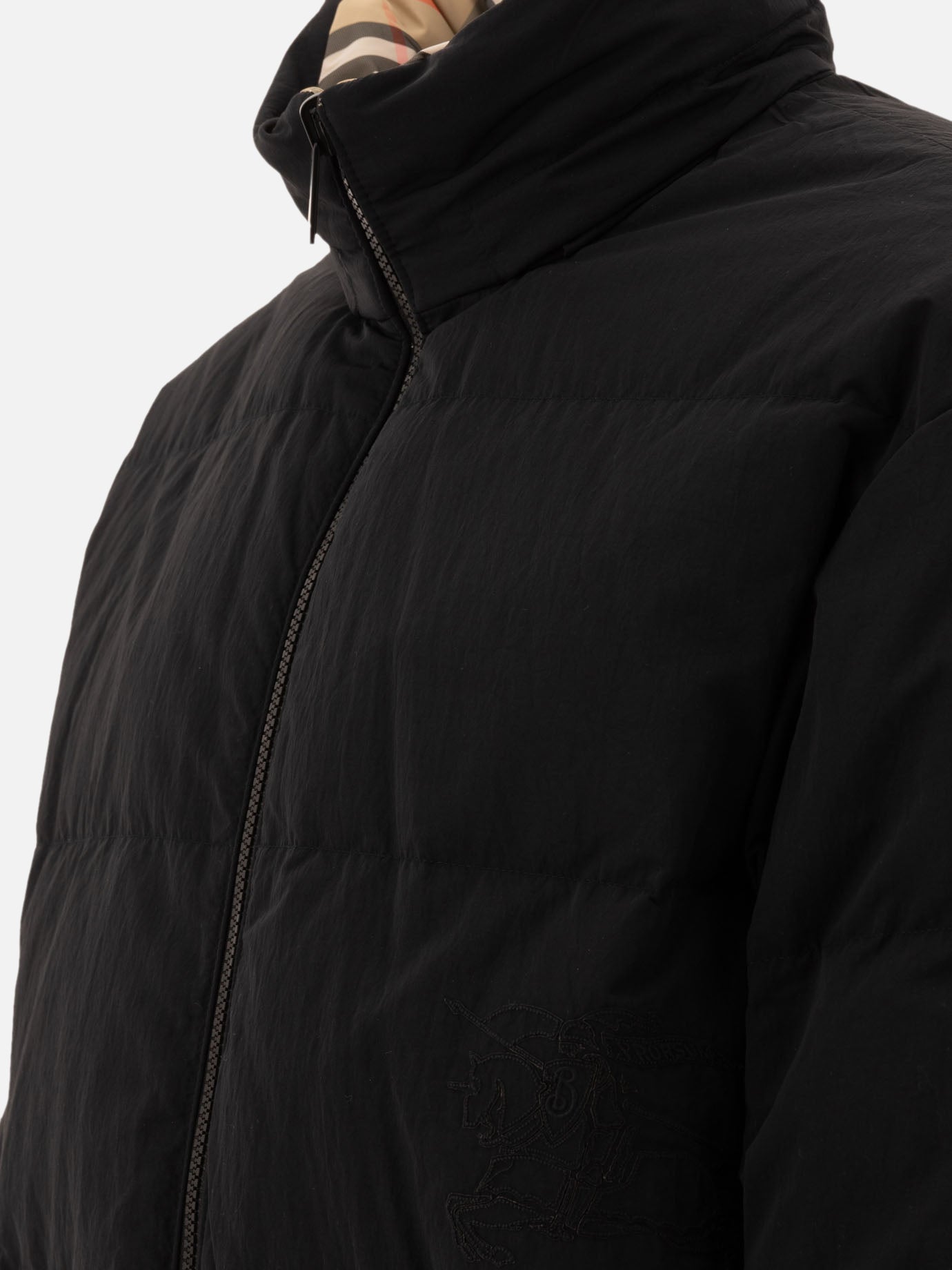 Down jackets Check  Beige - Burberry Men | PDP | VIETTI Online Store | Zoom-Modal_6
