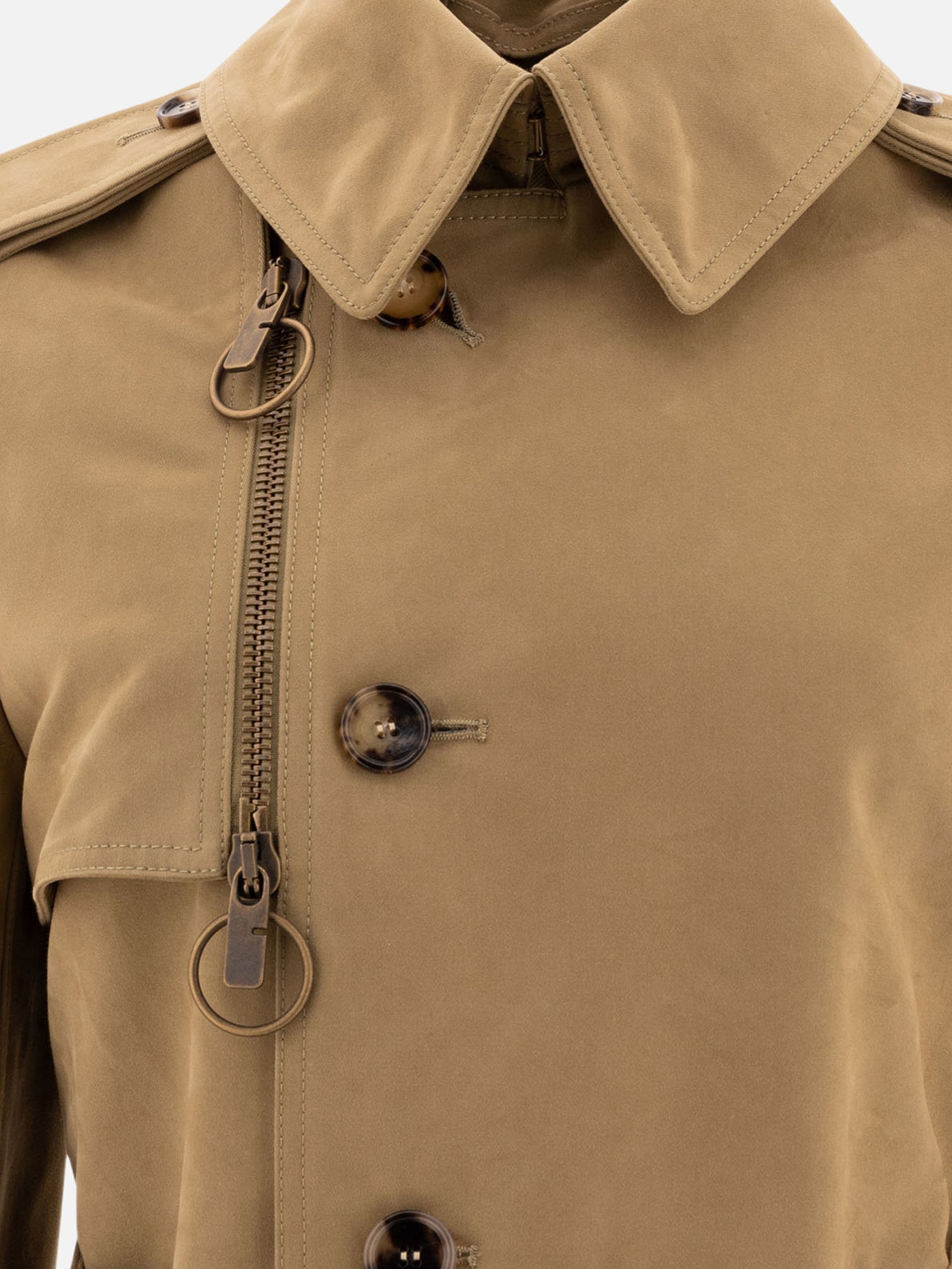 Raincoats & Trench coats Solid colour  Beige - Burberry Women | PDP | VIETTI Online Store | Zoom-Modal_3

